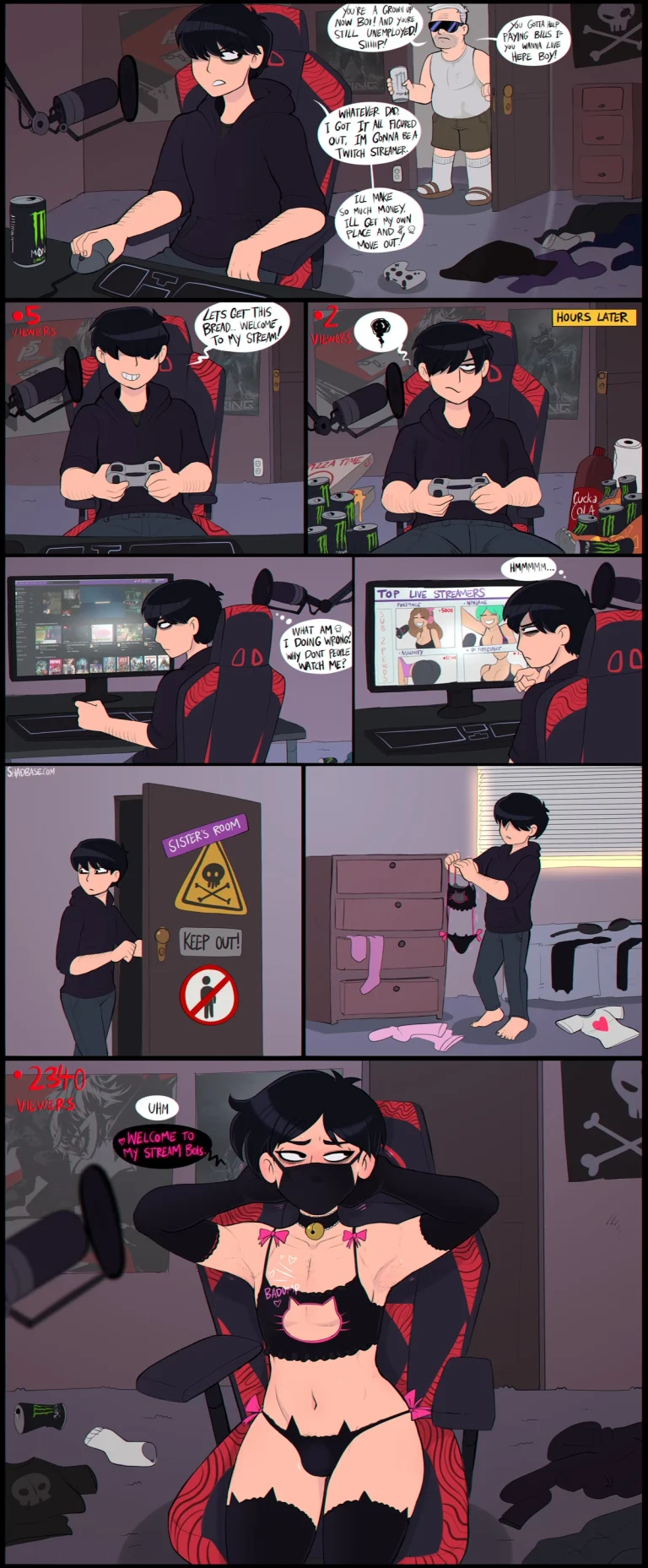 [Shadbase] Crossdresser porn comic picture 2
