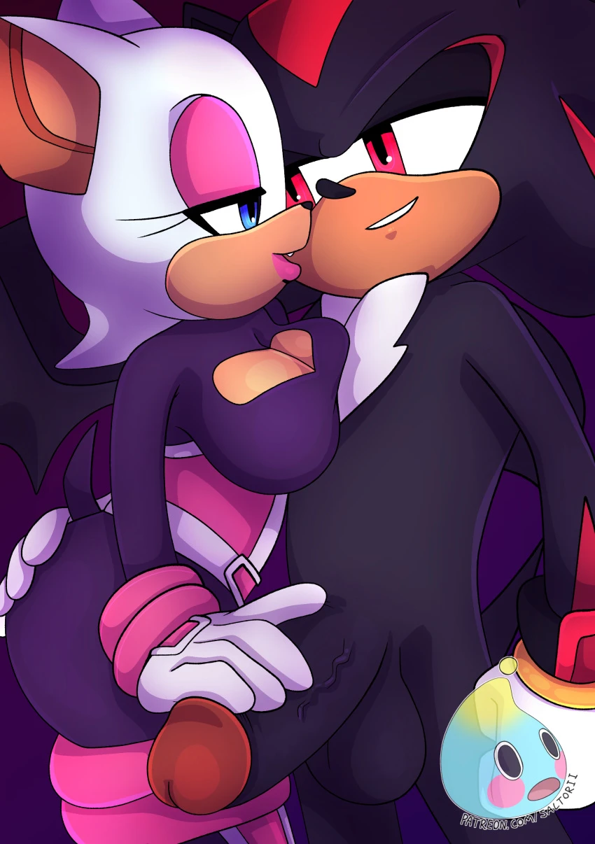 Shadow and Rouge porn comic picture 1