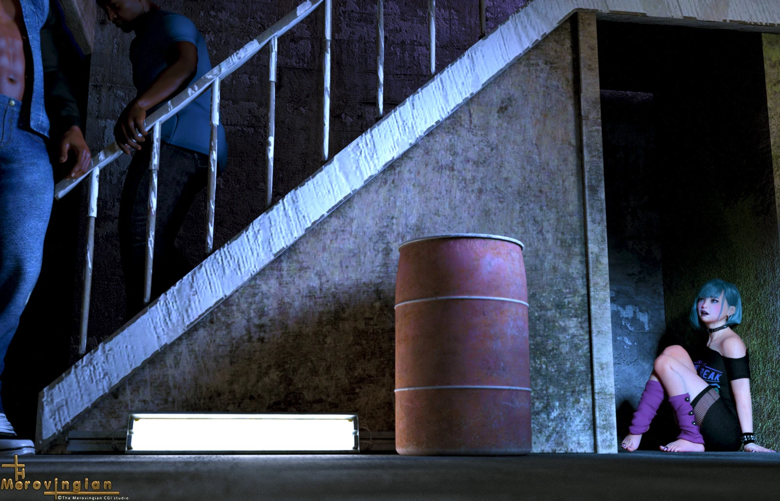 Shady Places - Subway porn comic picture 12