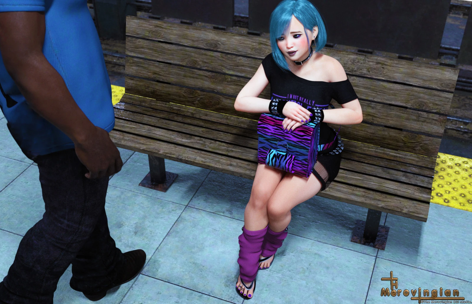 Shady Places - Subway porn comic picture 4