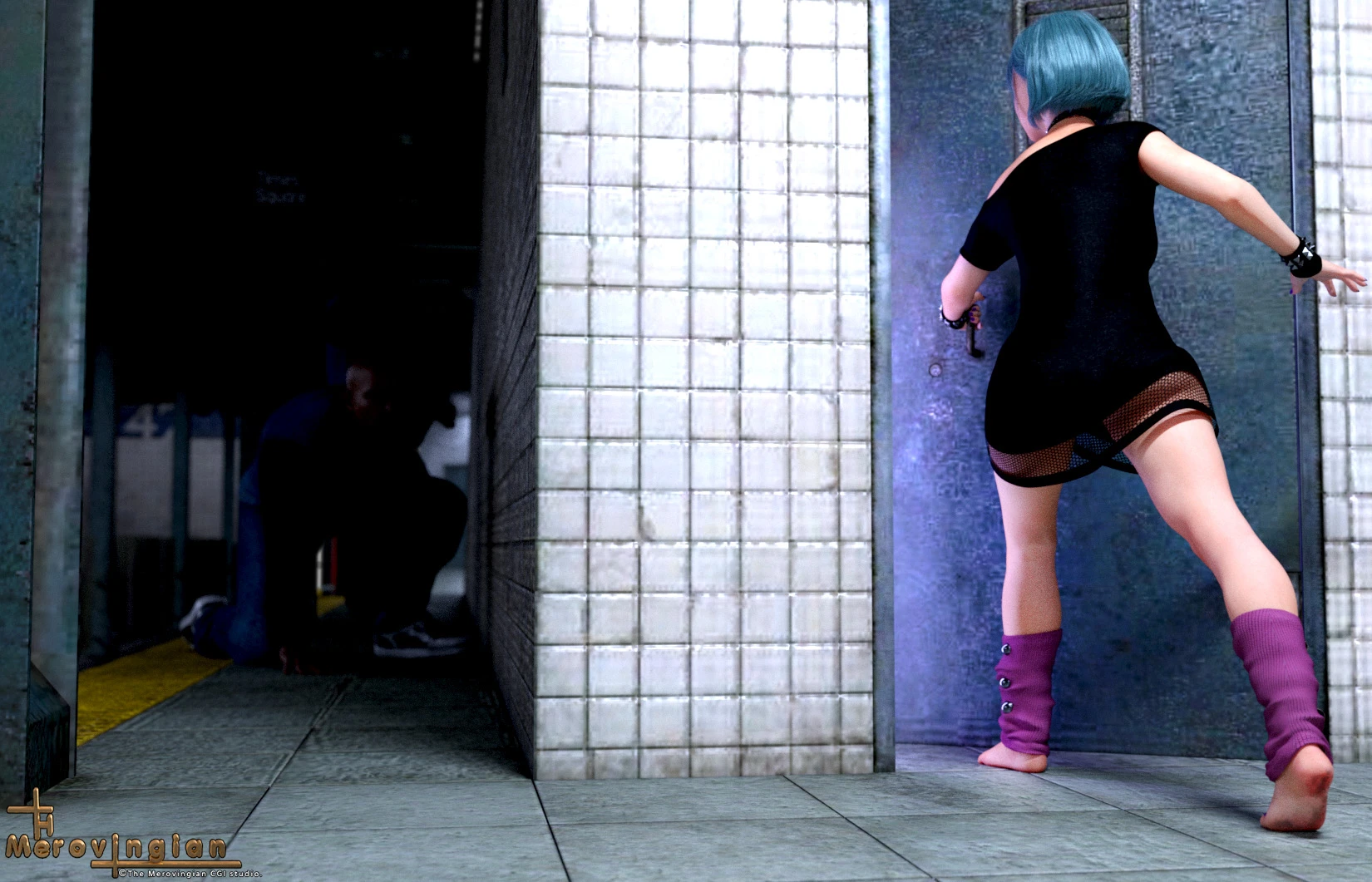 Shady Places - Subway porn comic picture 9