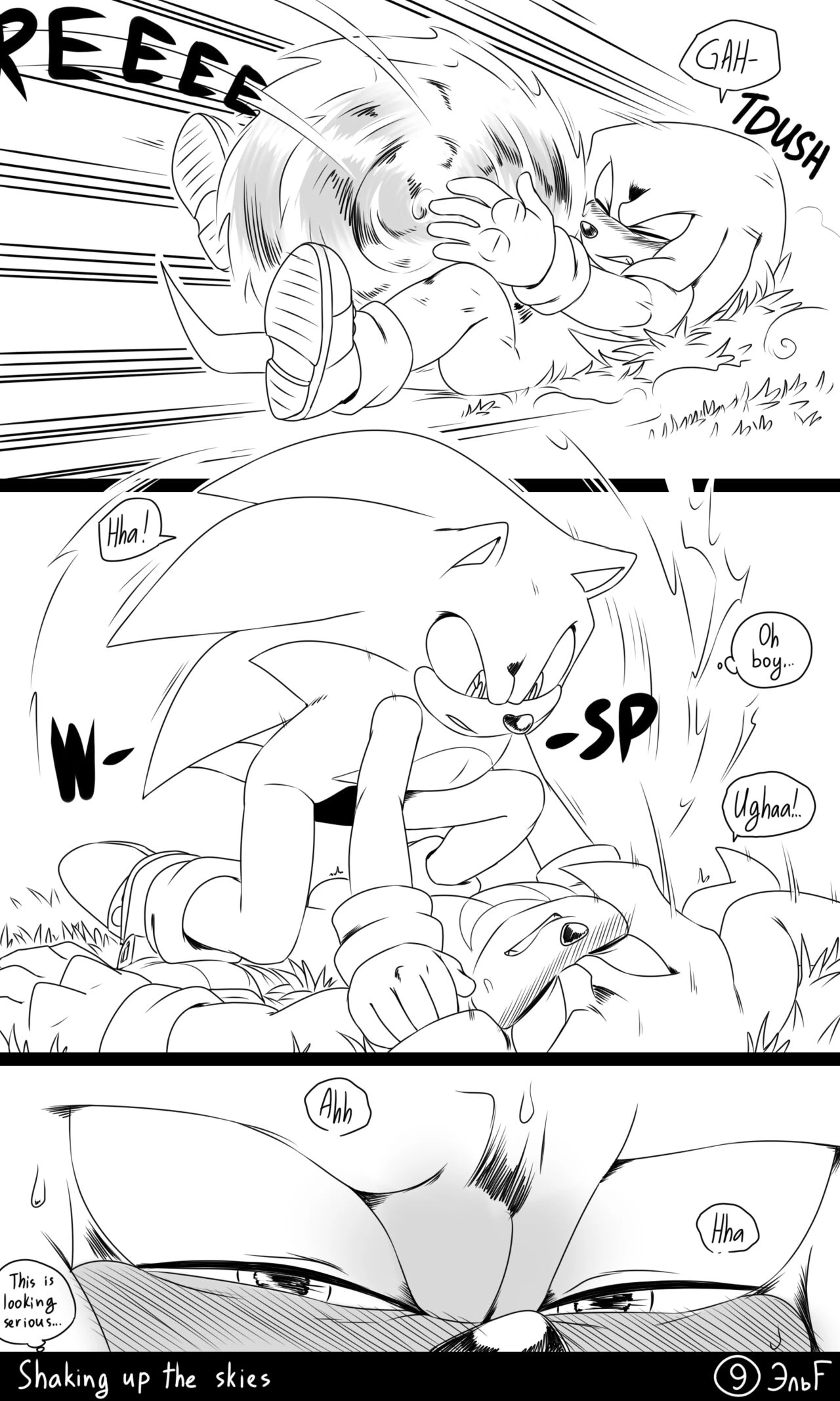 Shaking Up The Skies porn comic picture 10