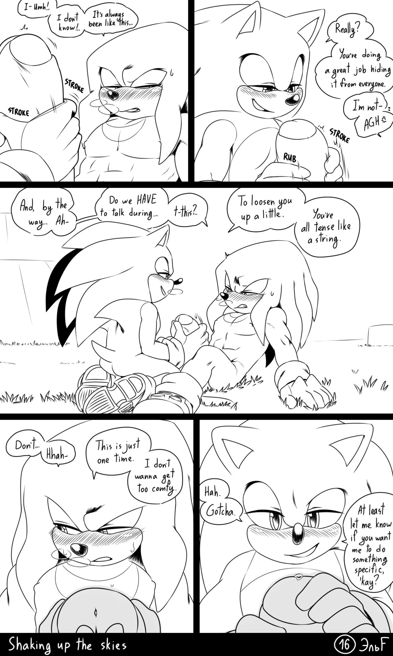 Shaking Up The Skies porn comic picture 17