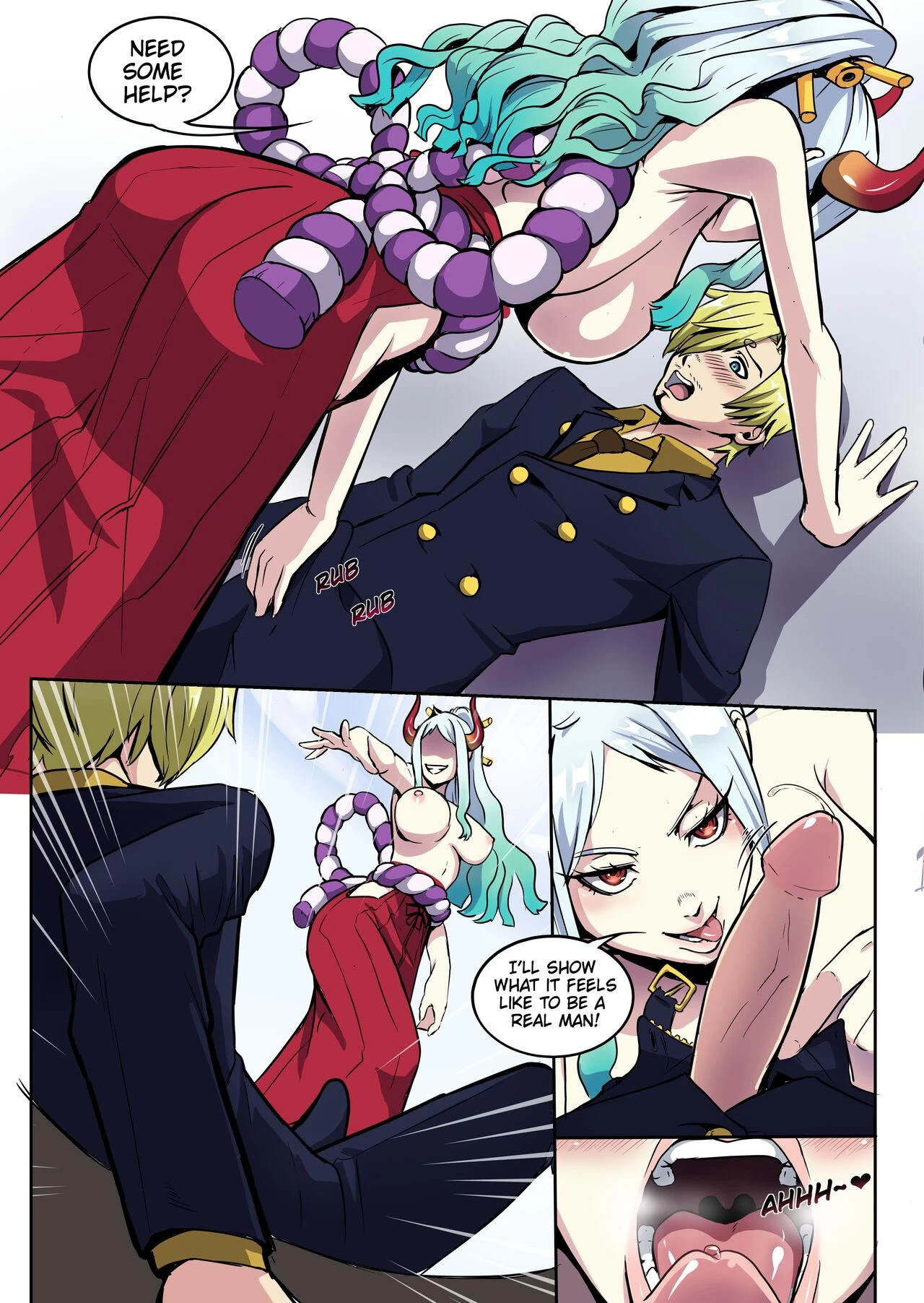 Shambles at the Crew porn comic picture 4