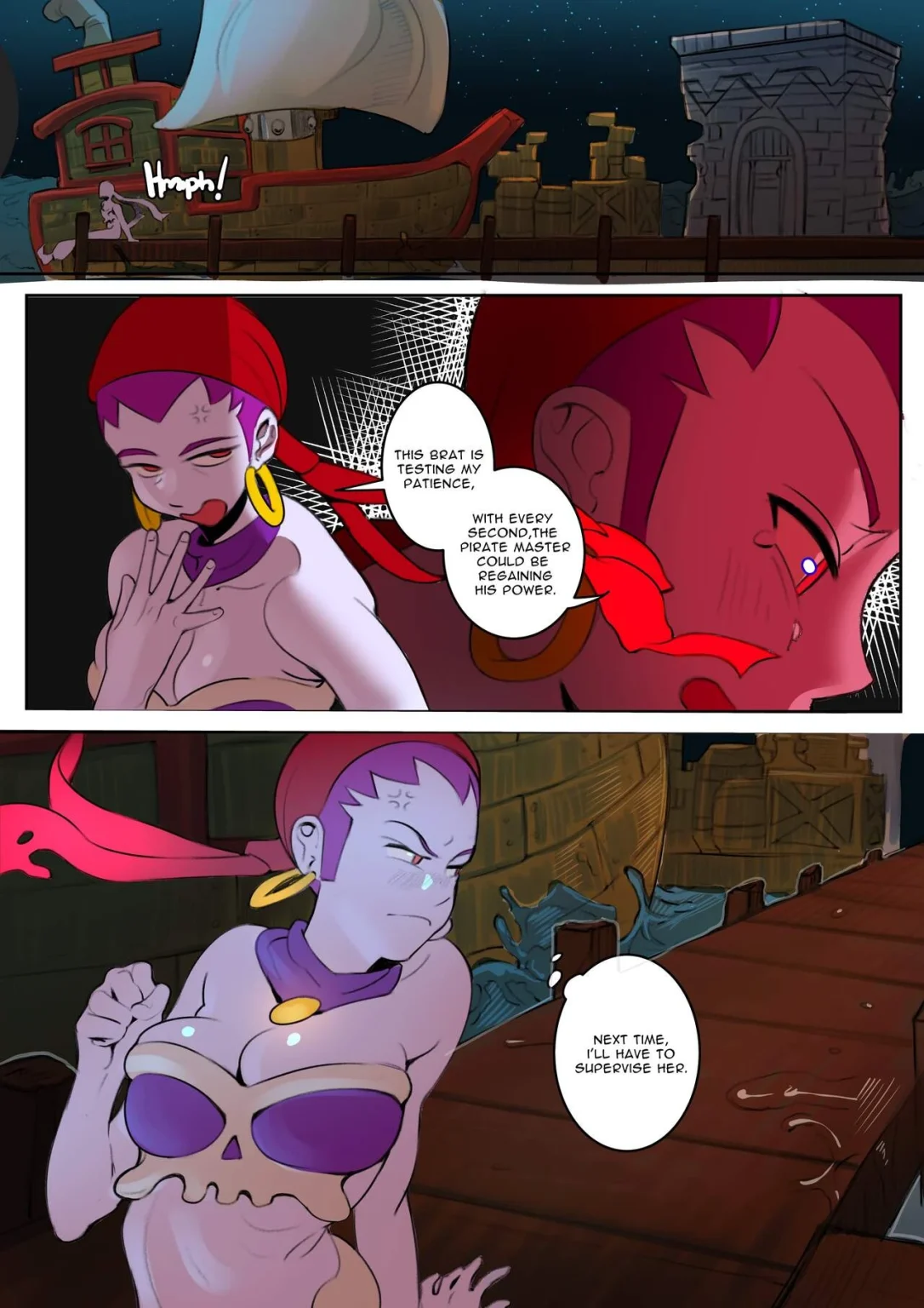 Shantae Tentacle Trouble porn comic picture 1