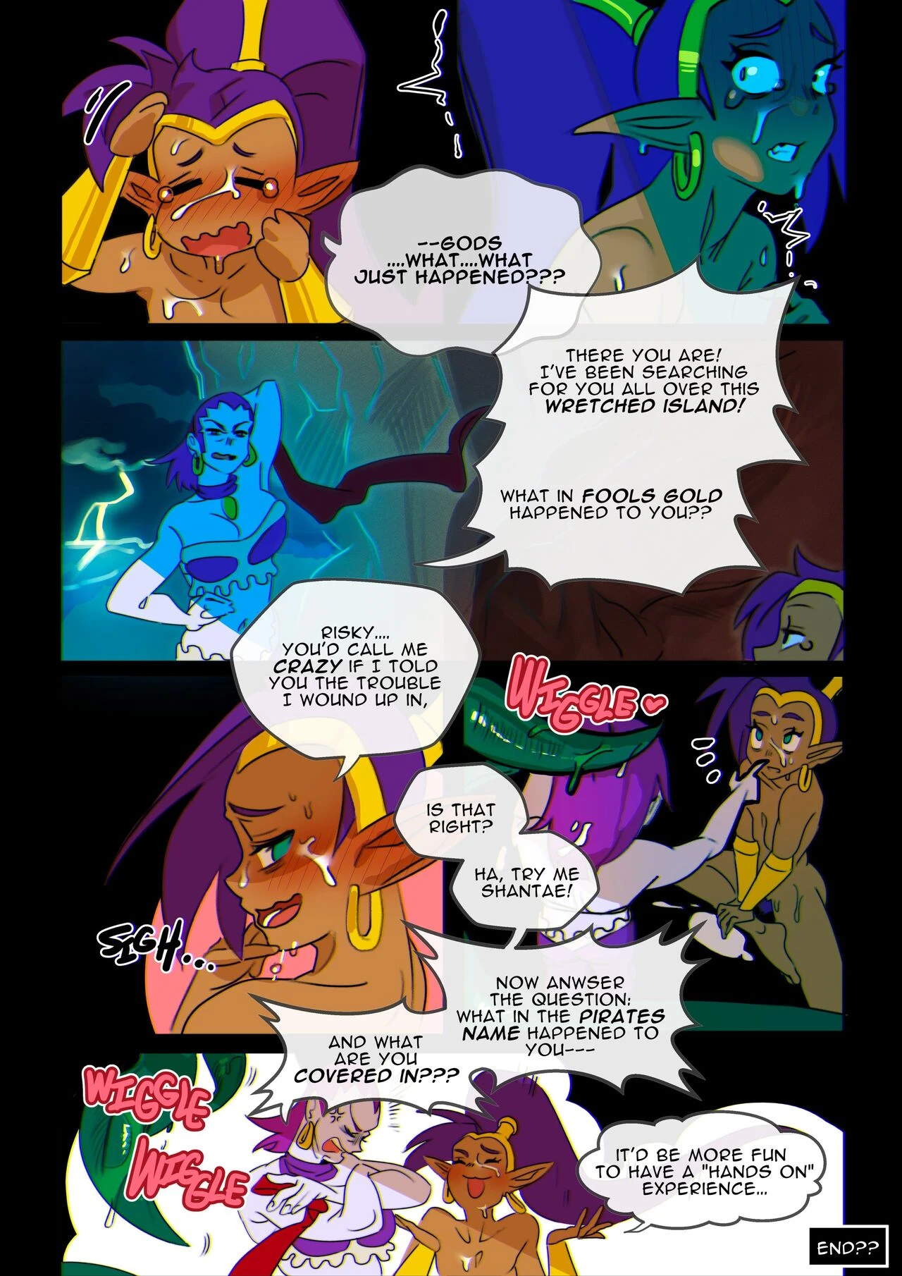 Shantae Tentacle Trouble porn comic picture 10