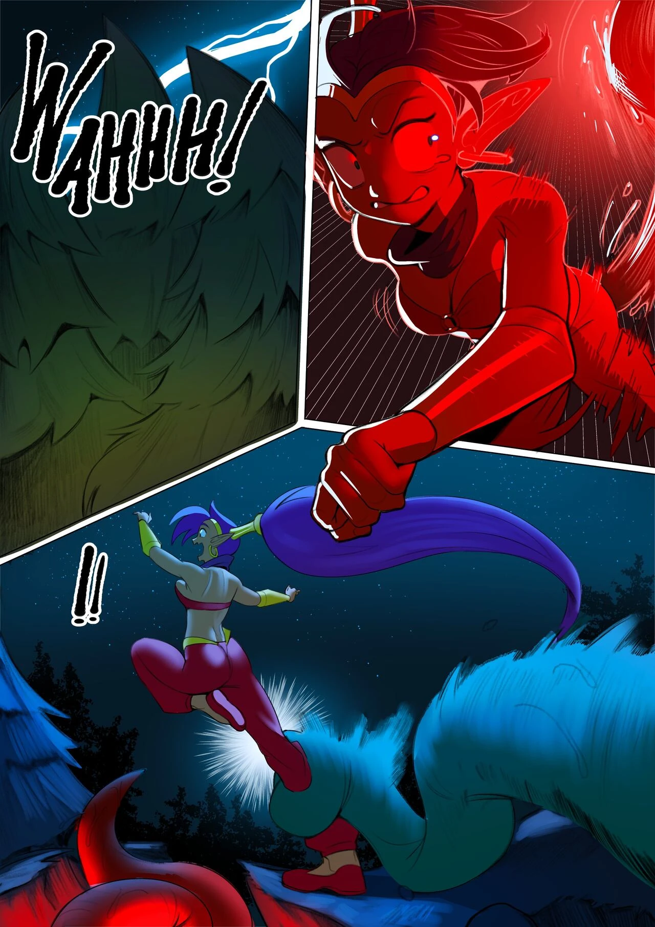 Shantae Tentacle Trouble porn comic picture 2