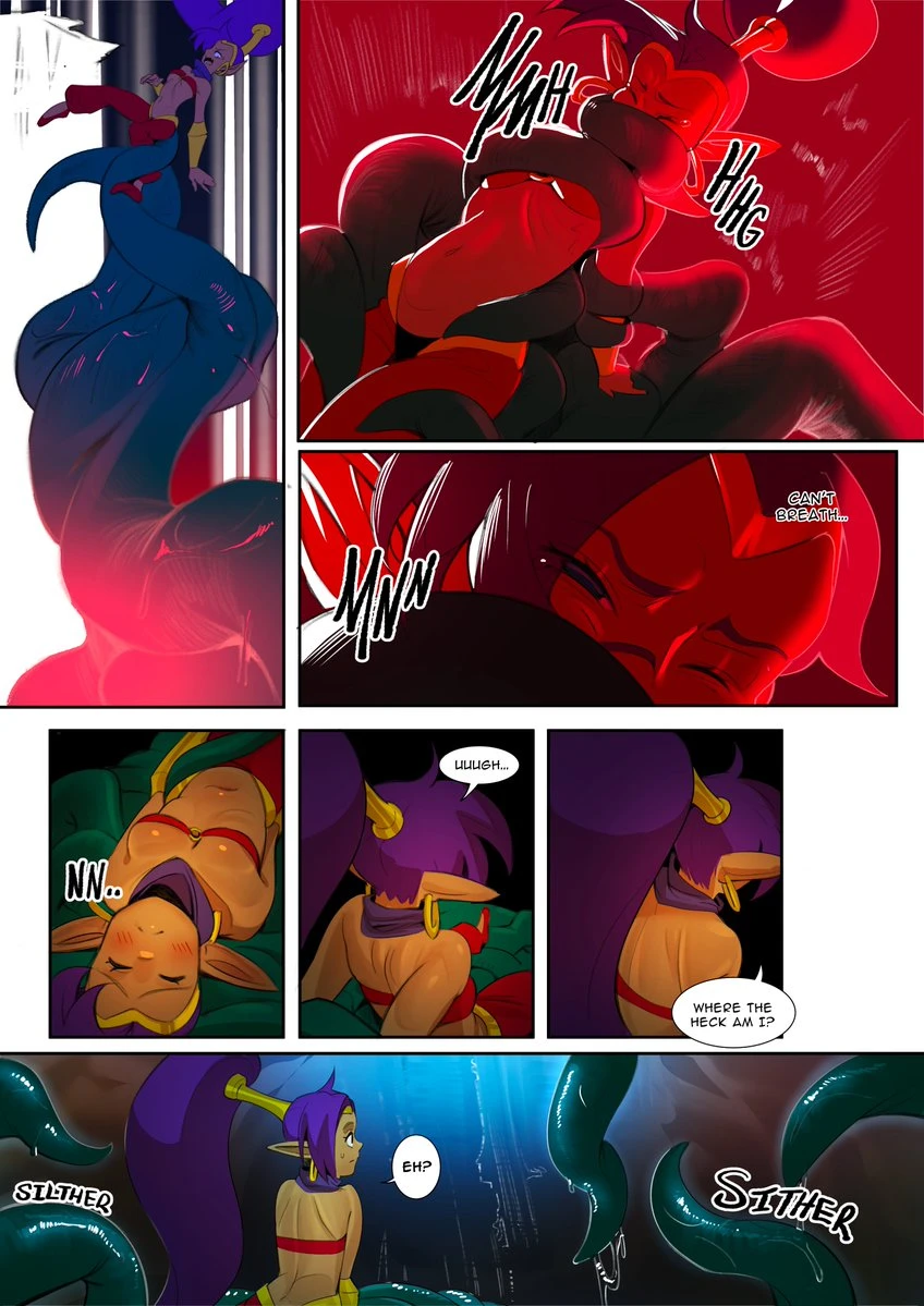 Shantae Tentacle Trouble porn comic picture 3