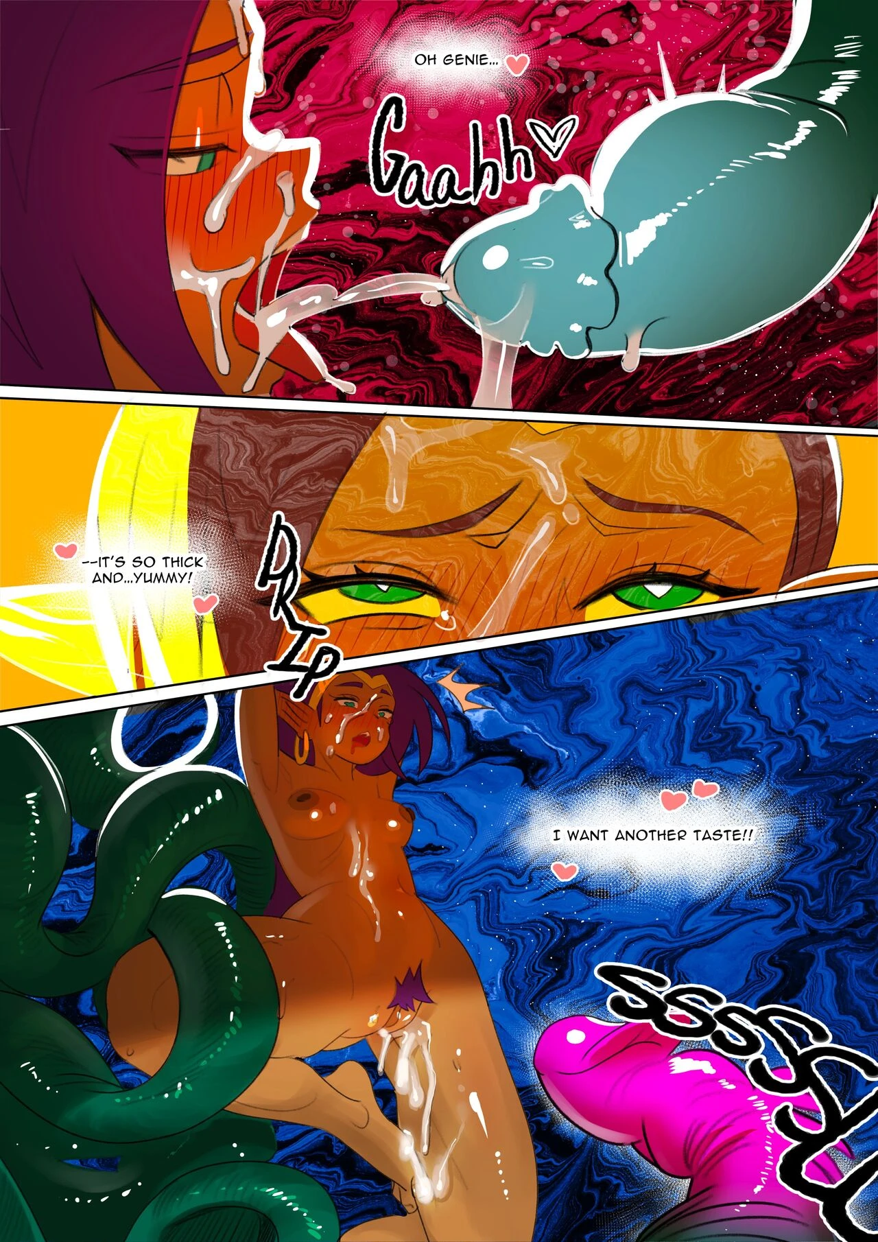 Shantae Tentacle Trouble porn comic picture 7