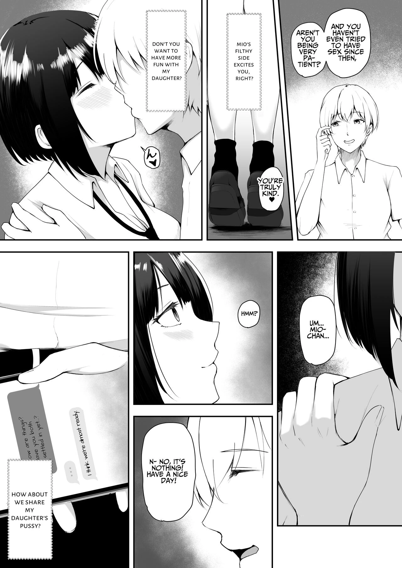 Share Pussy ~Until The Boss's Daughter Falls~ | Share Manko ~Joushi no Musume ga Ochiru made~ porn comic picture 44