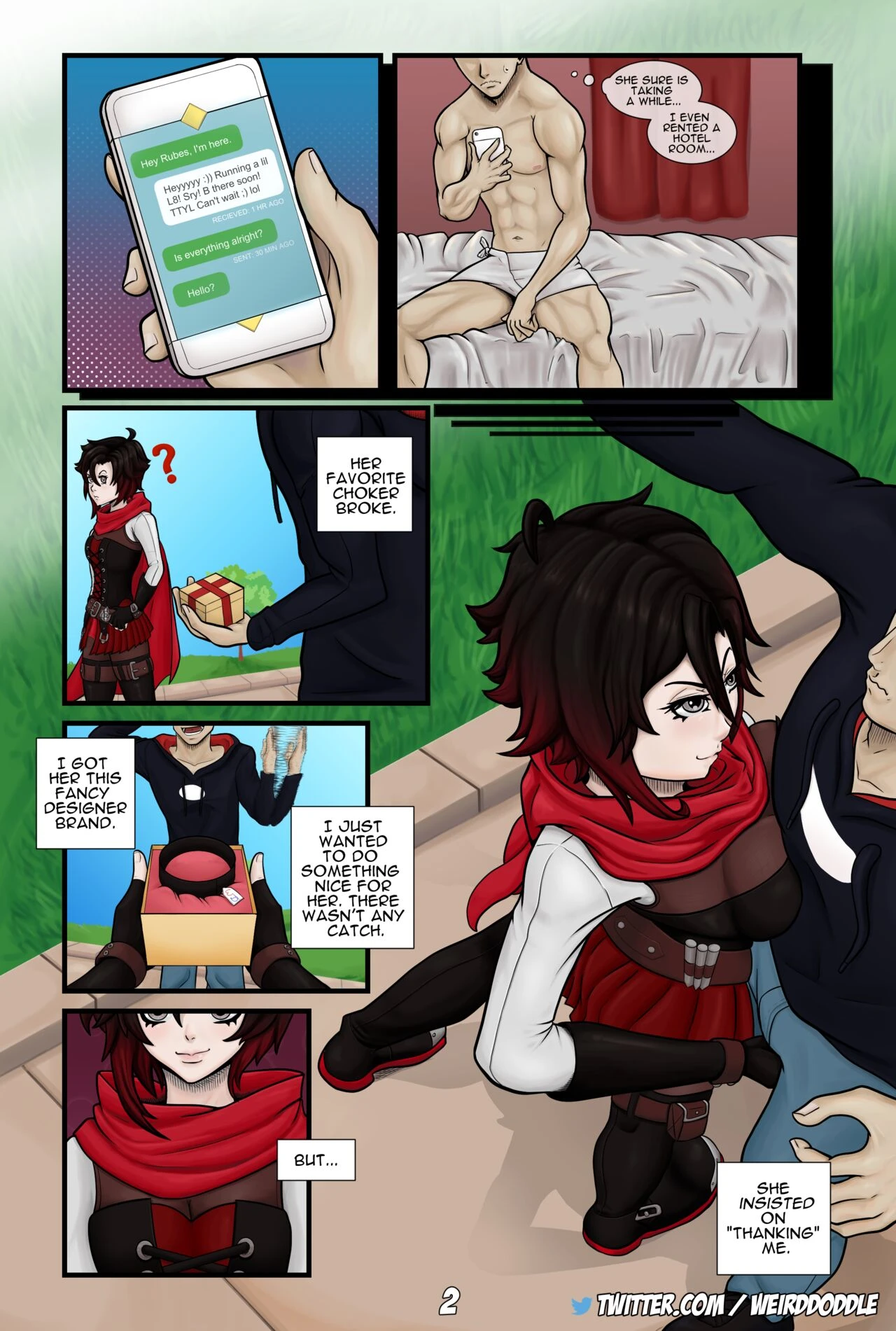 Sharing A Secret porn comic picture 2