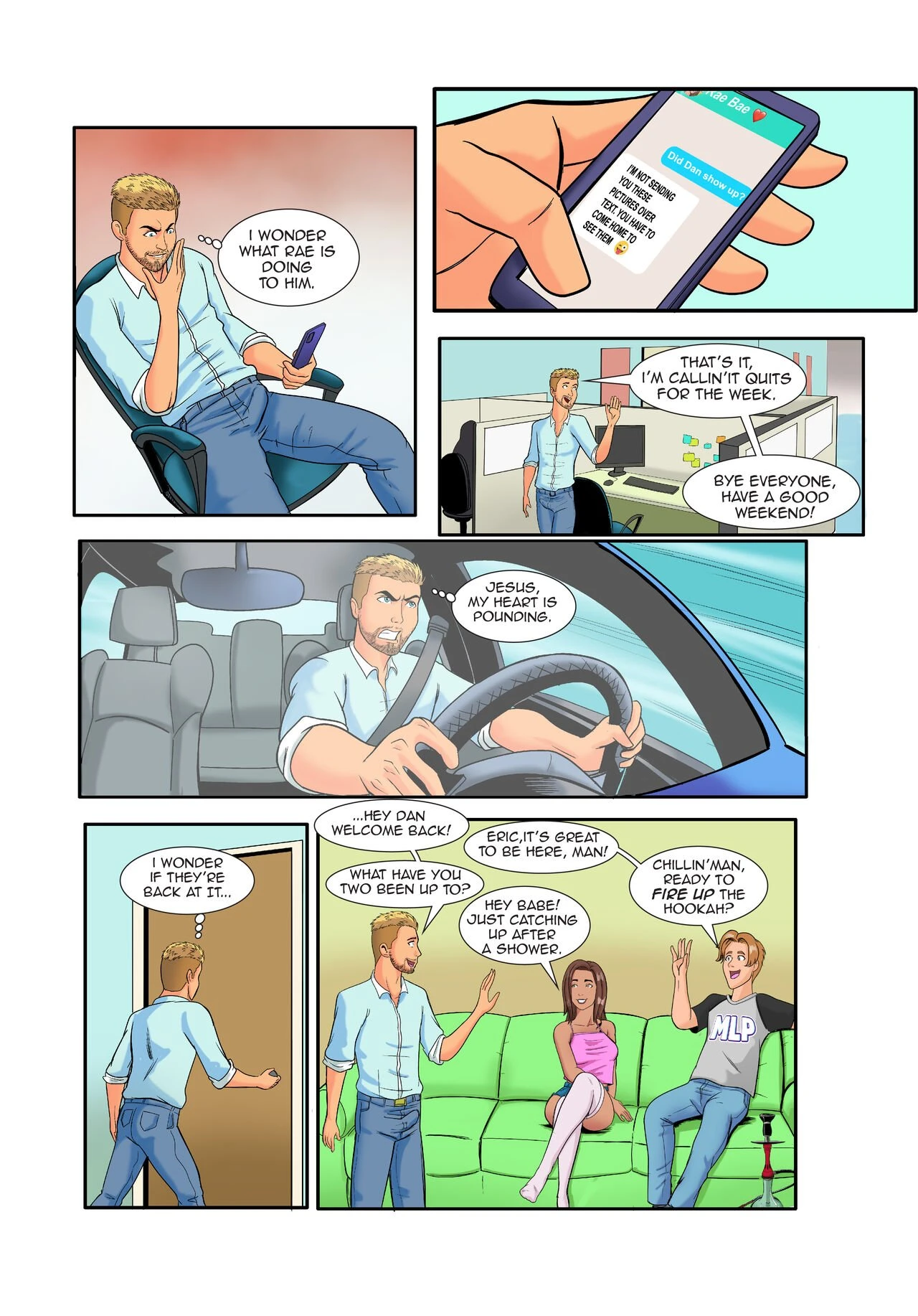 Sharing with Friends: The Brony porn comic picture 9