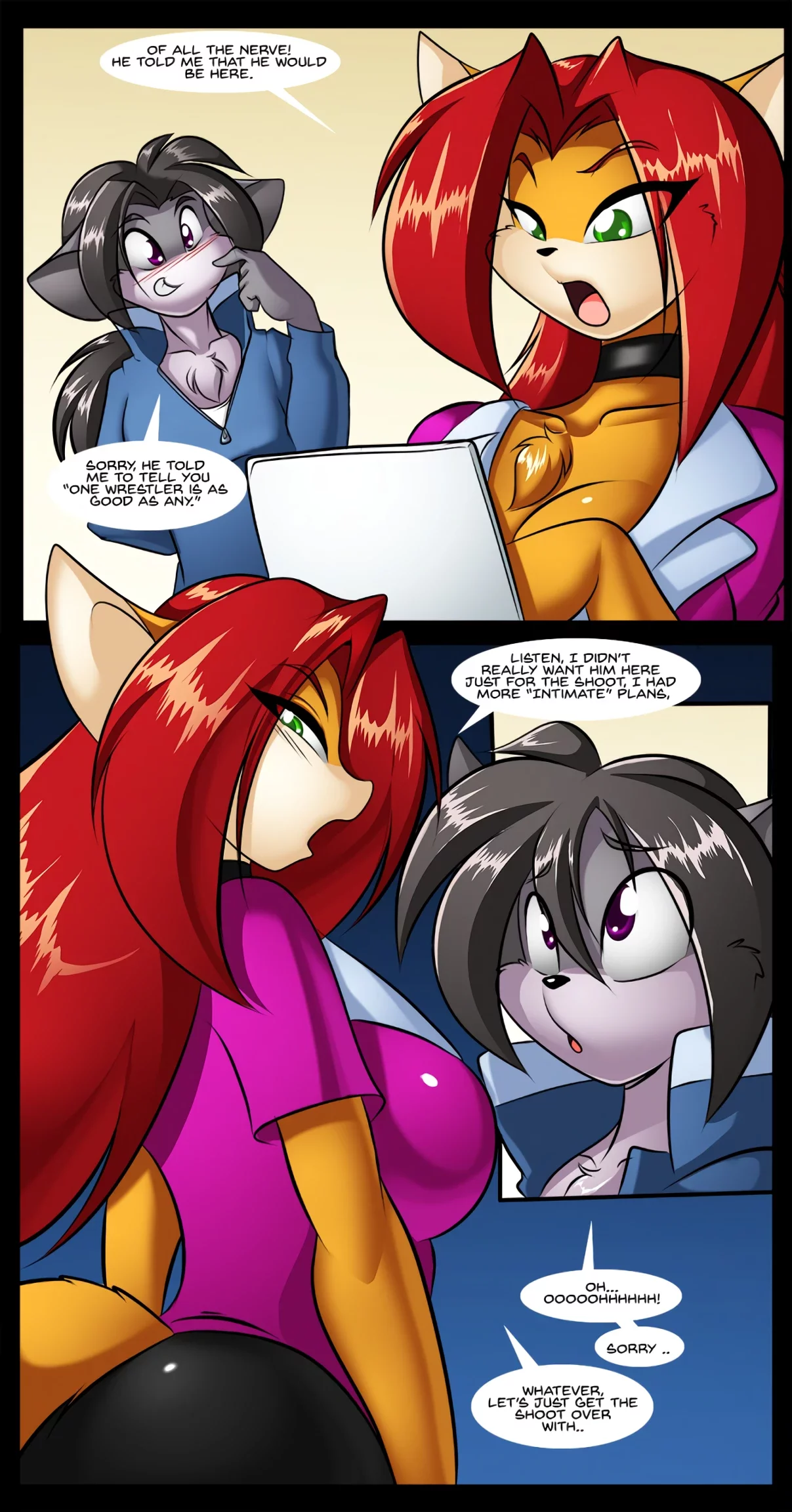 Shaze X Jen porn comic picture 2