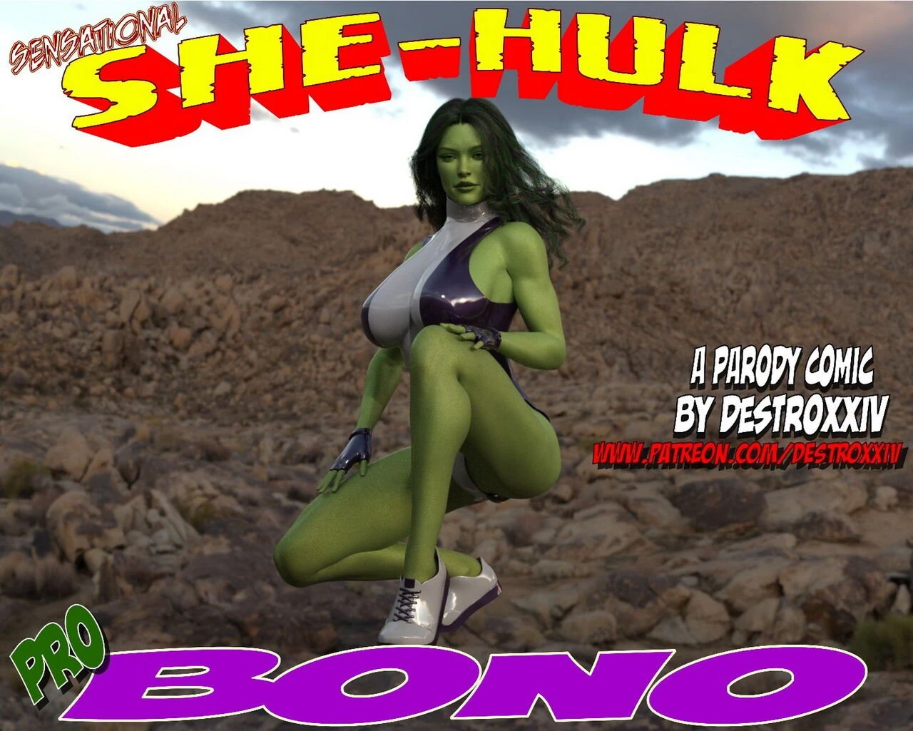 She Hulk Pro Bono porn comic picture 1