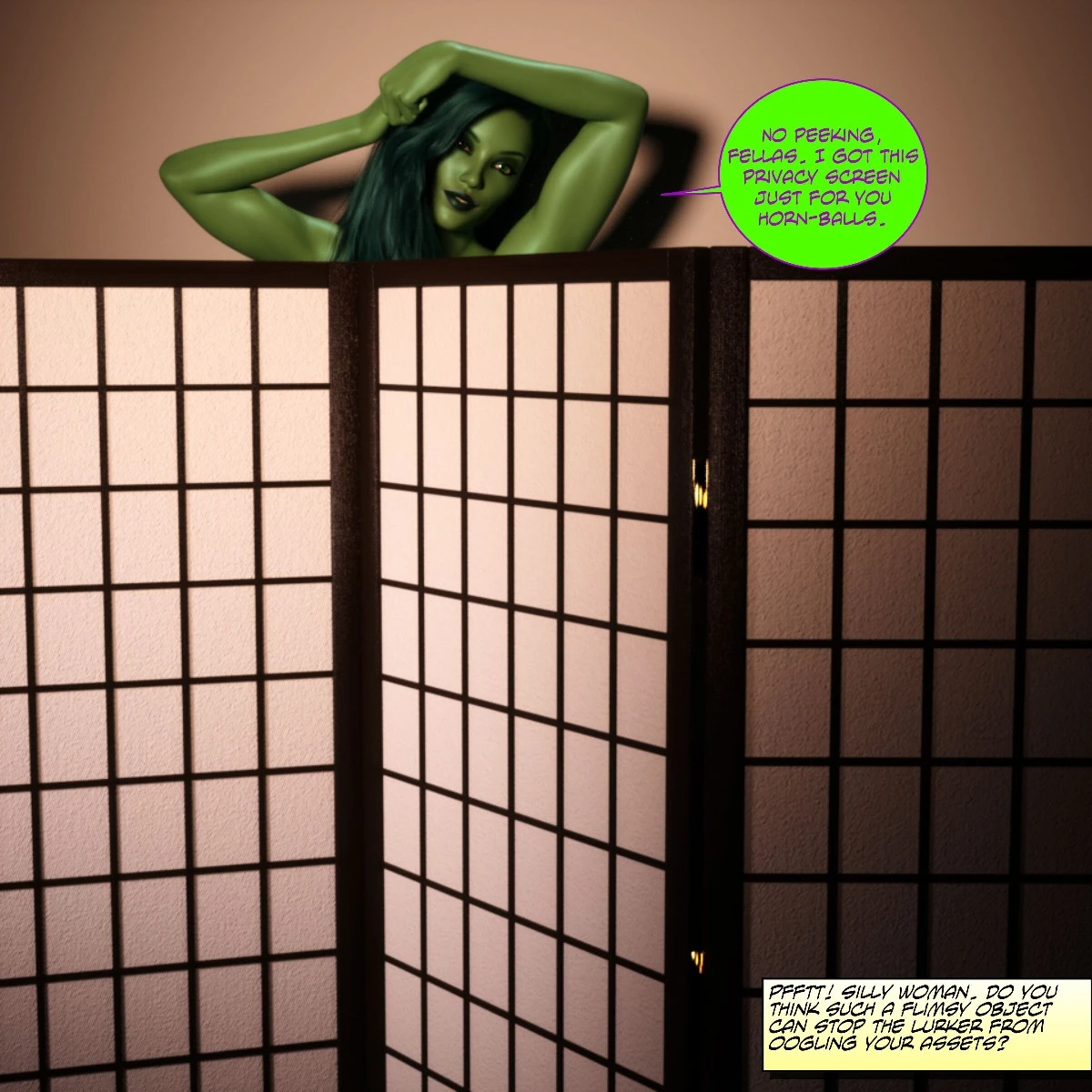 She-Hulk XMAS porn comic picture 10