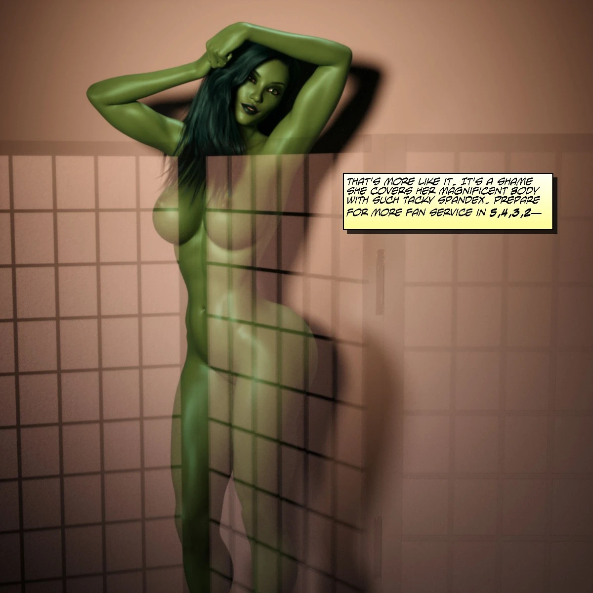 She-Hulk XMAS porn comic picture 11