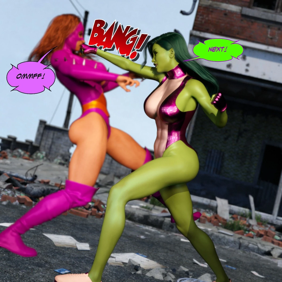 She-Hulk XMAS porn comic picture 20
