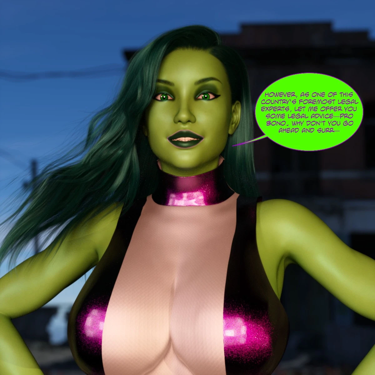 She-Hulk XMAS porn comic picture 33
