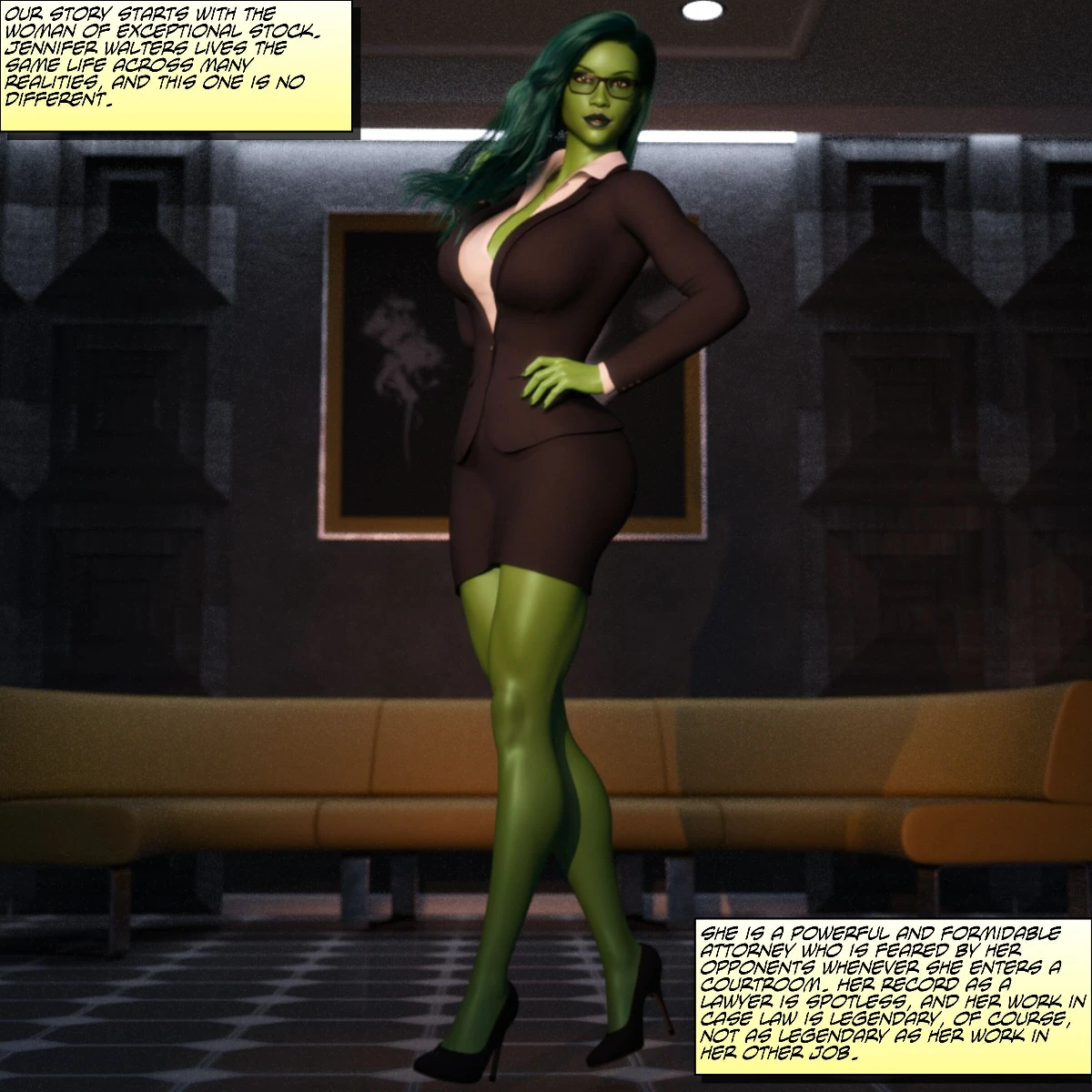 She-Hulk XMAS porn comic picture 6