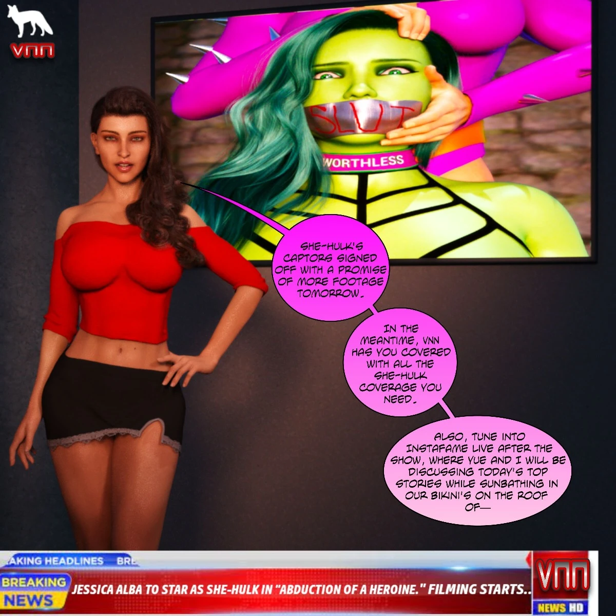 She-Hulk XMAS porn comic picture 82