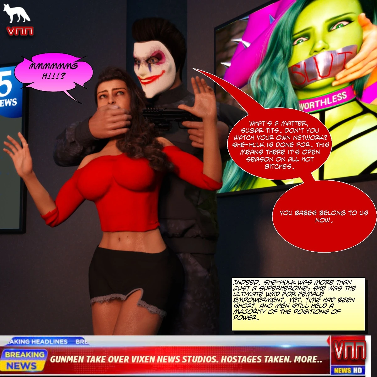 She-Hulk XMAS porn comic picture 84