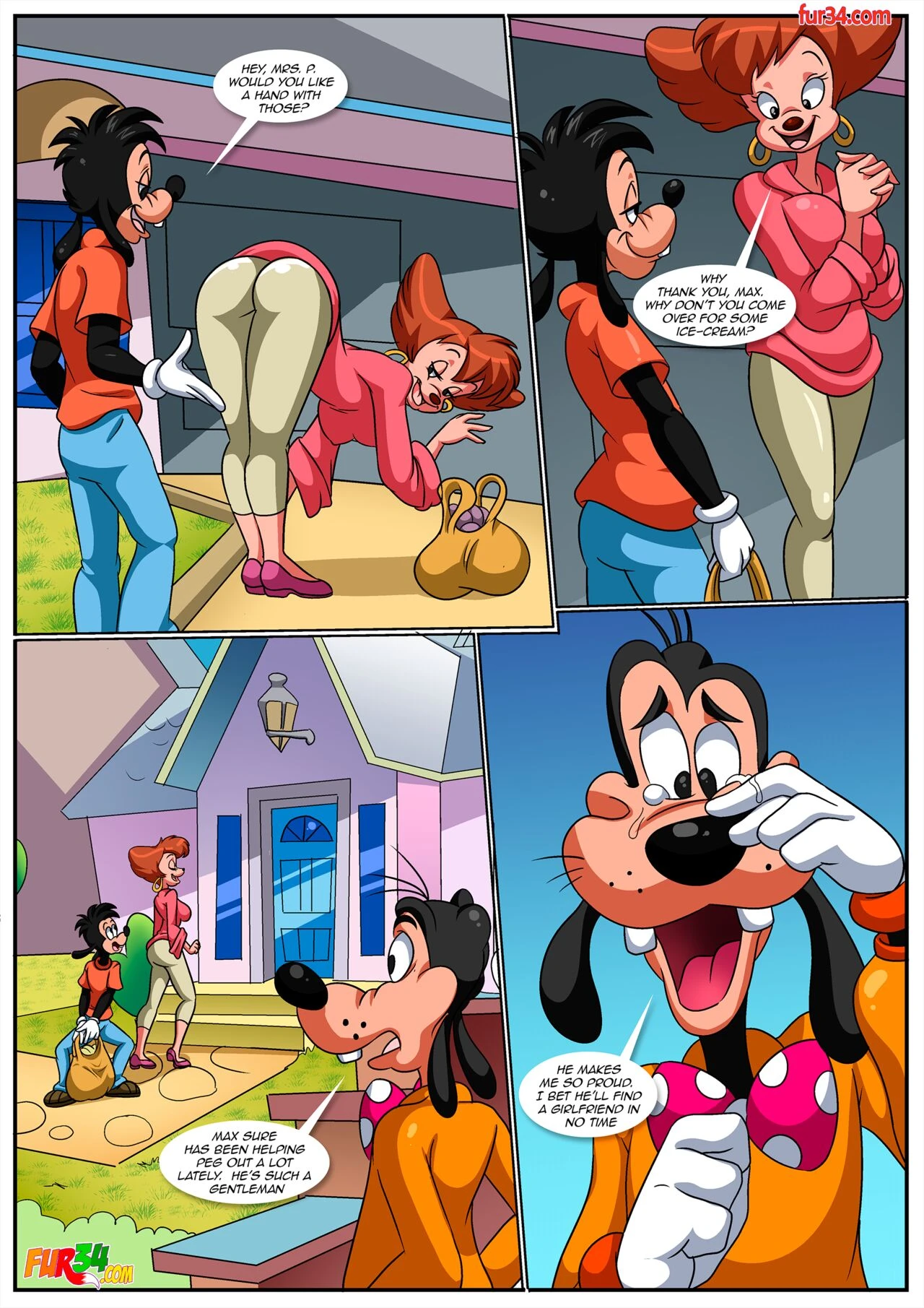 She Was Hyucking Goofy porn comic picture 9