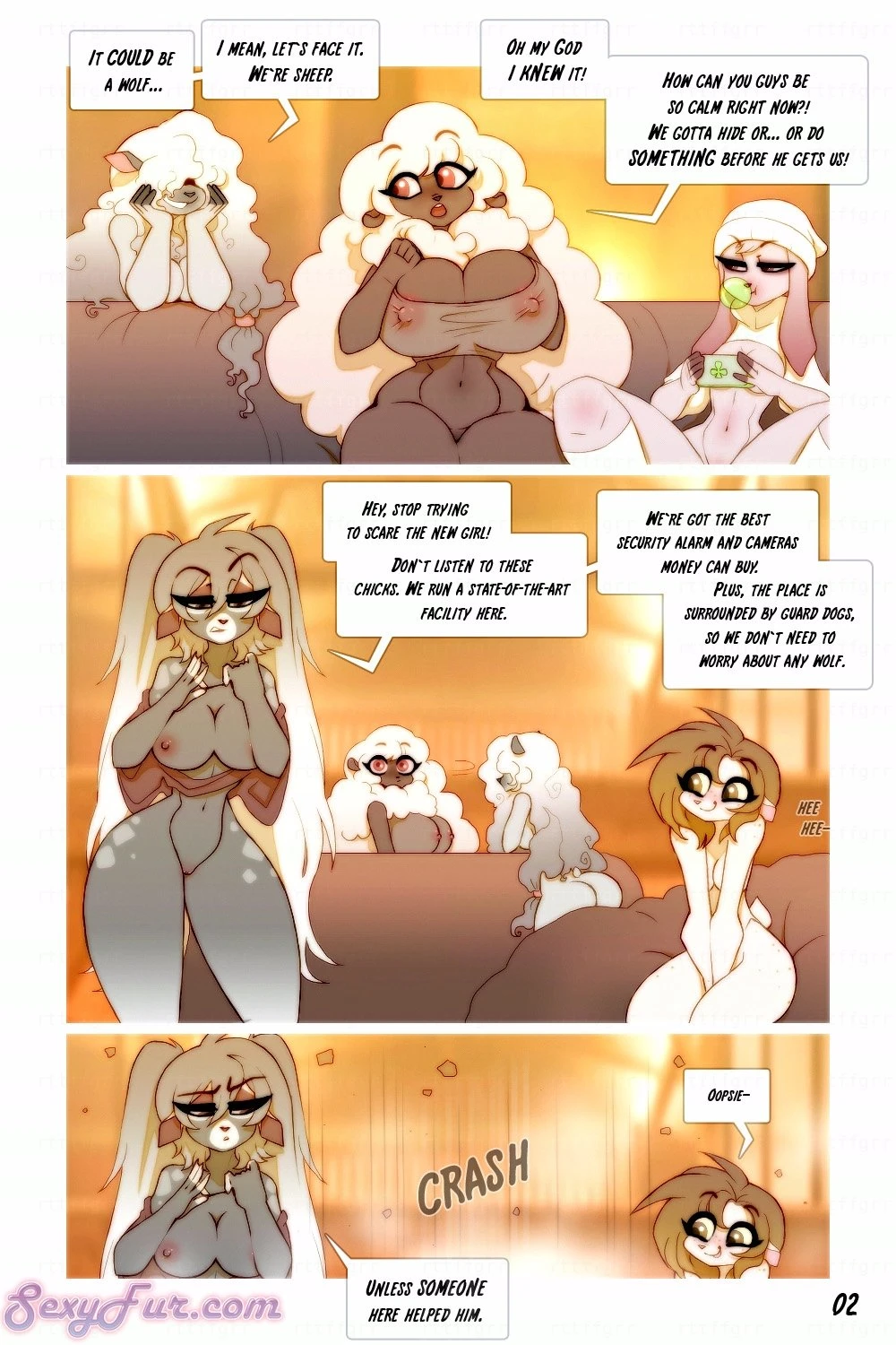 Sheep and Wolf porn comic picture 2