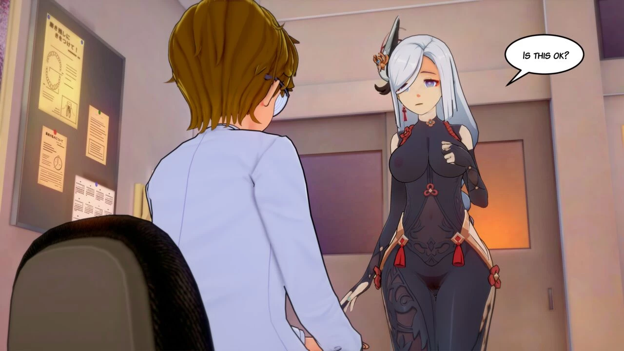 Shenhe's Appointment porn comic picture 7