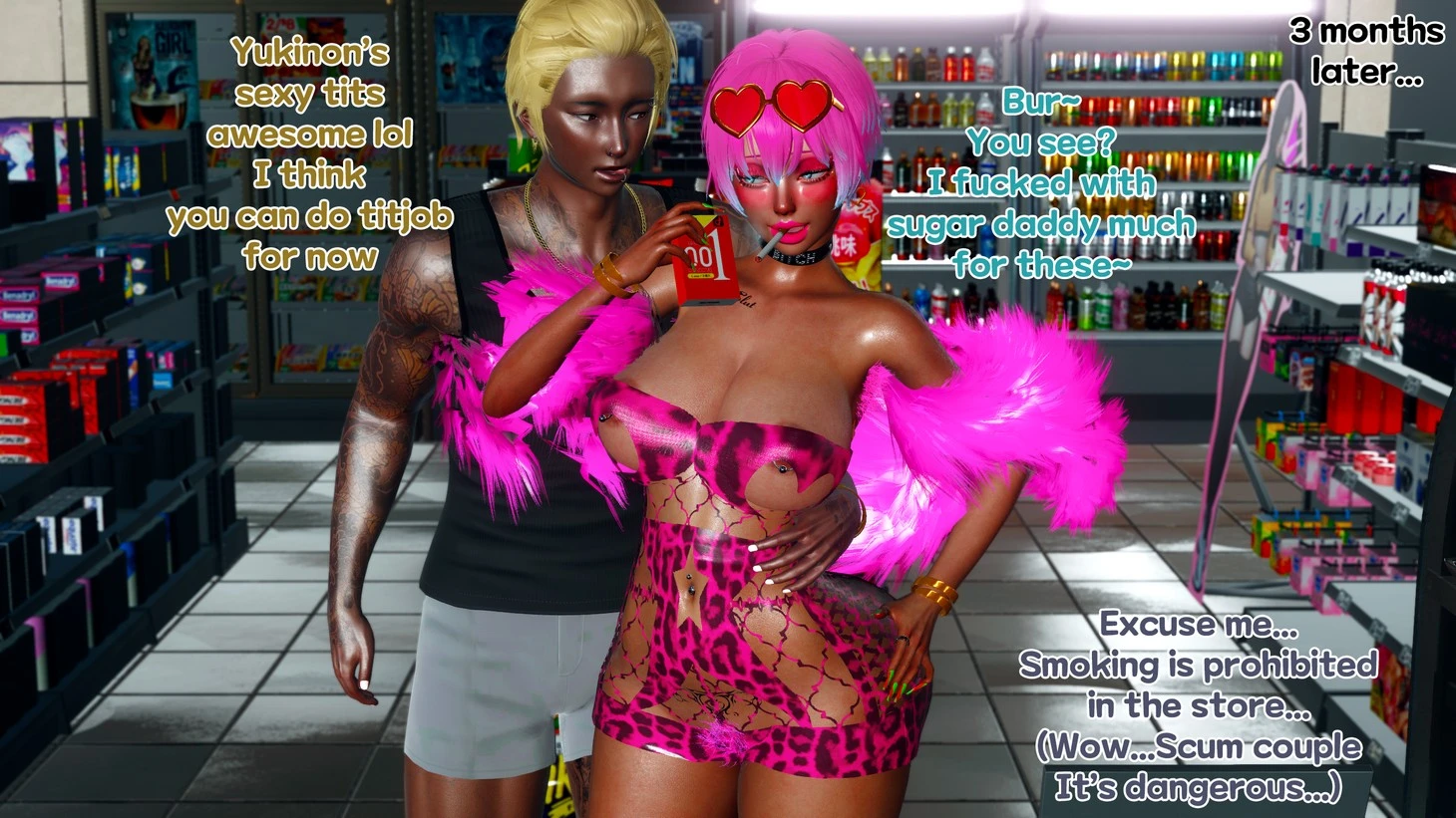 She's dating a scum for a friend porn comic picture 48