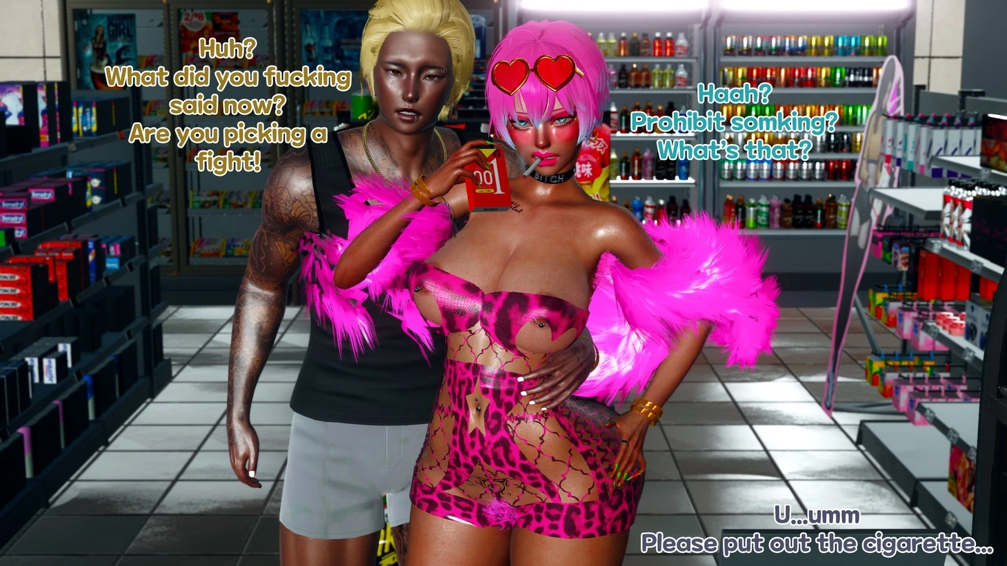 She's dating a scum for a friend porn comic picture 49