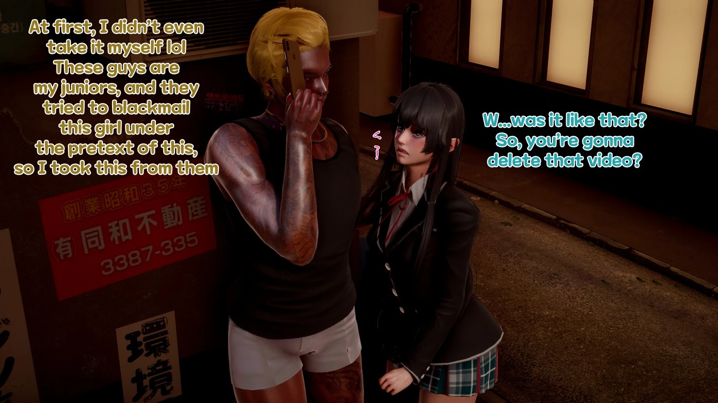 She's dating a scum for a friend porn comic picture 6