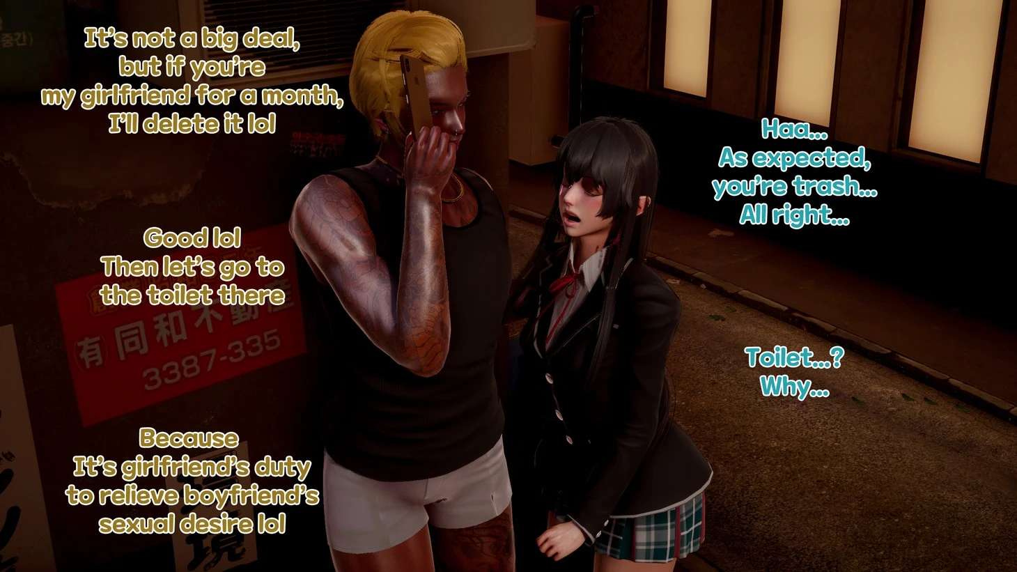 She's dating a scum for a friend porn comic picture 7