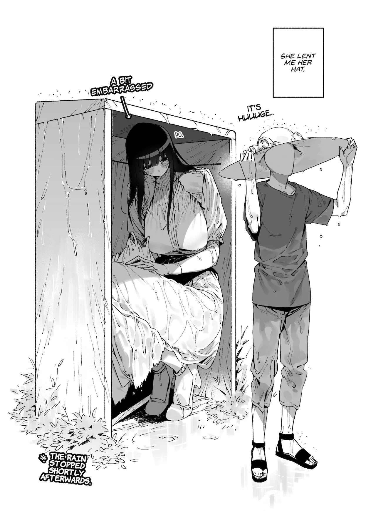 Shigoto o Yameta node Nido to Kicha Dame to Iwareta Inaka ni Kaette kitara Dekkai Onnanoko no Kai ni Mechamecha ni sareru Hanashi Zenpen porn comic picture 37