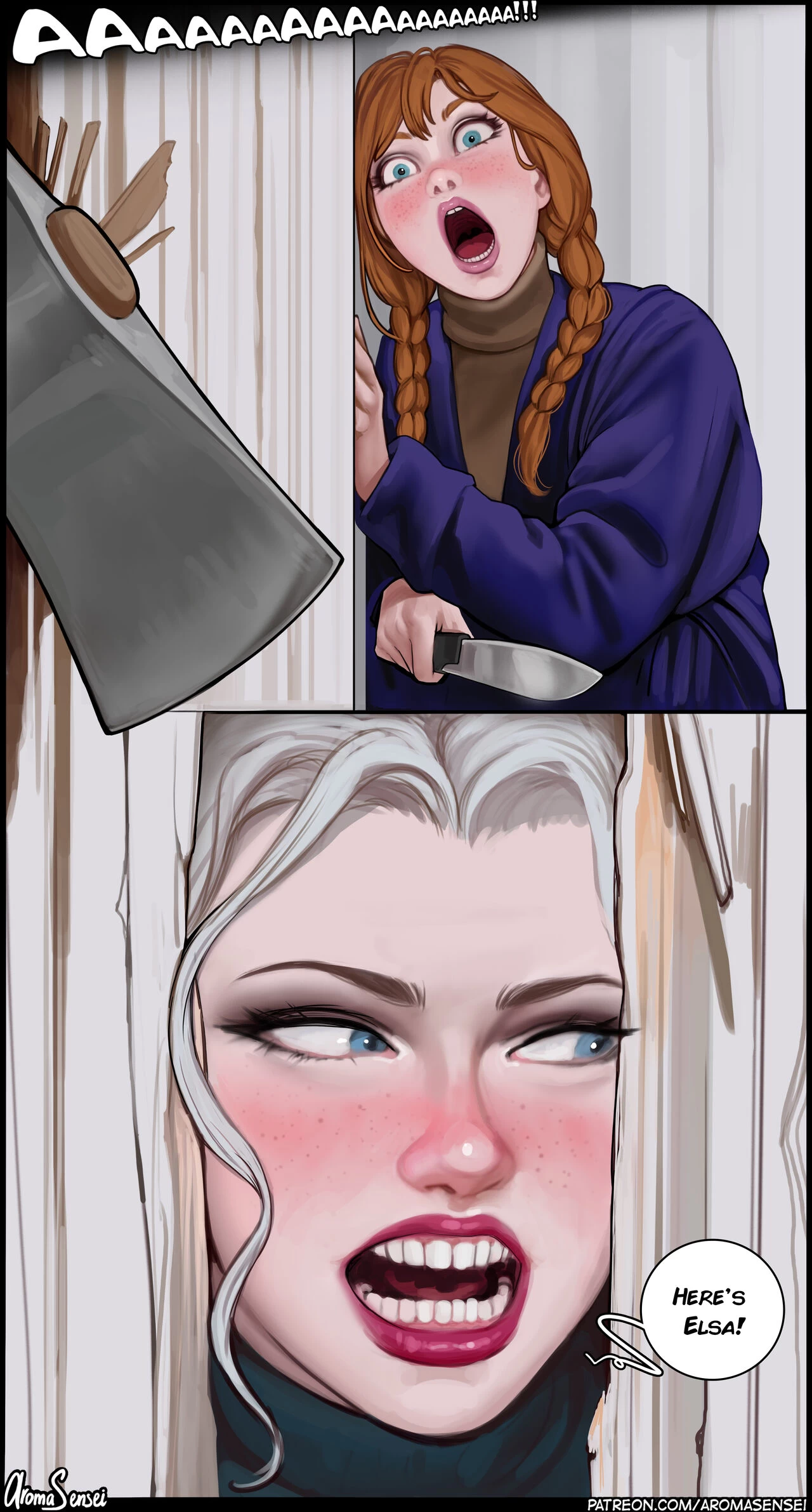Shining of Elsa (Futa) porn comic picture 60