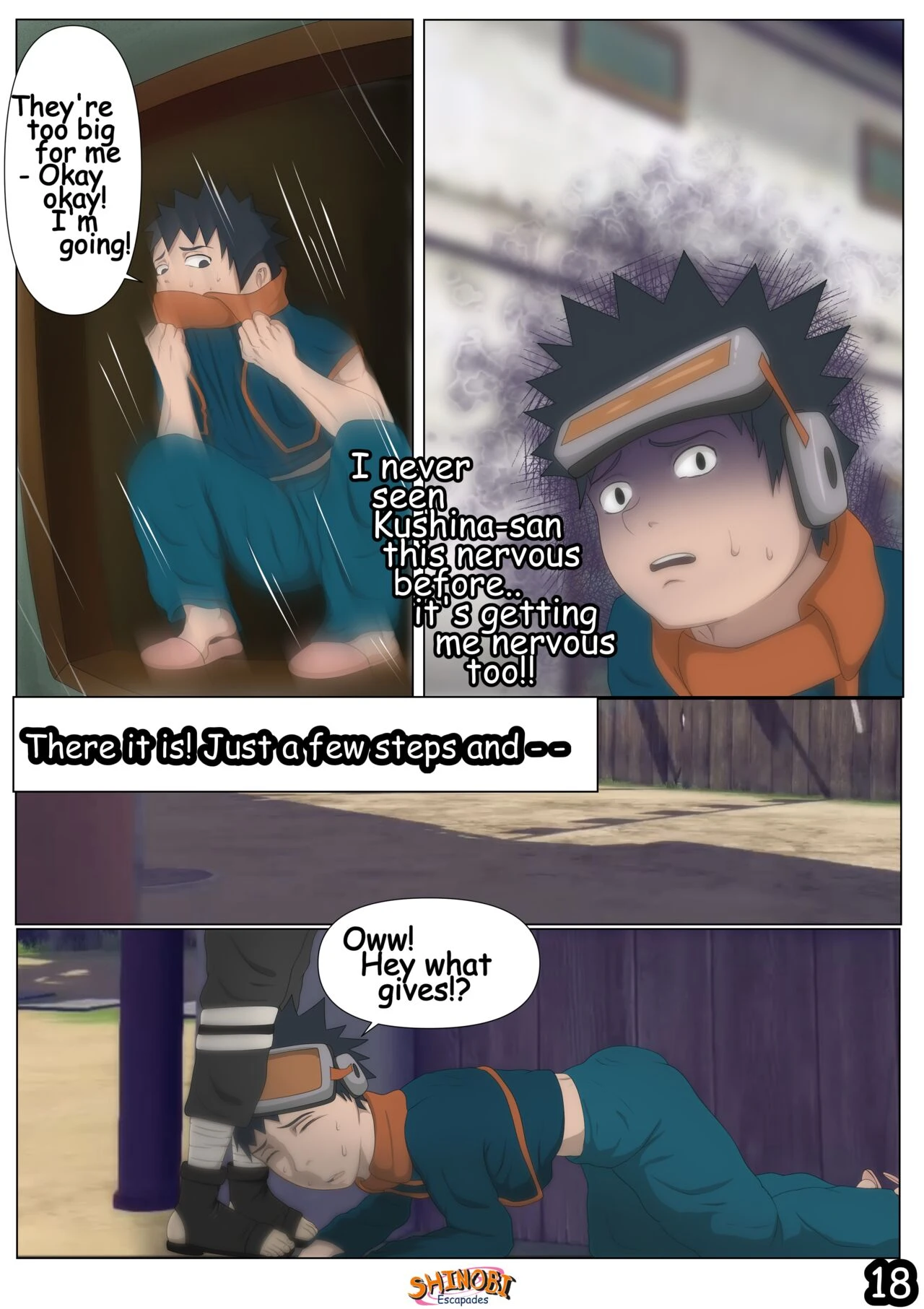 Shinobi Escapades 2 porn comic picture 19