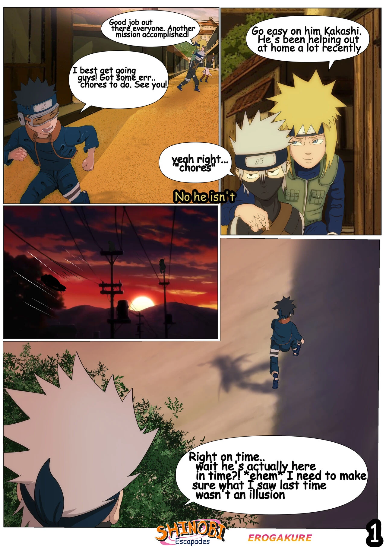 Shinobi Escapades 2 porn comic picture 2
