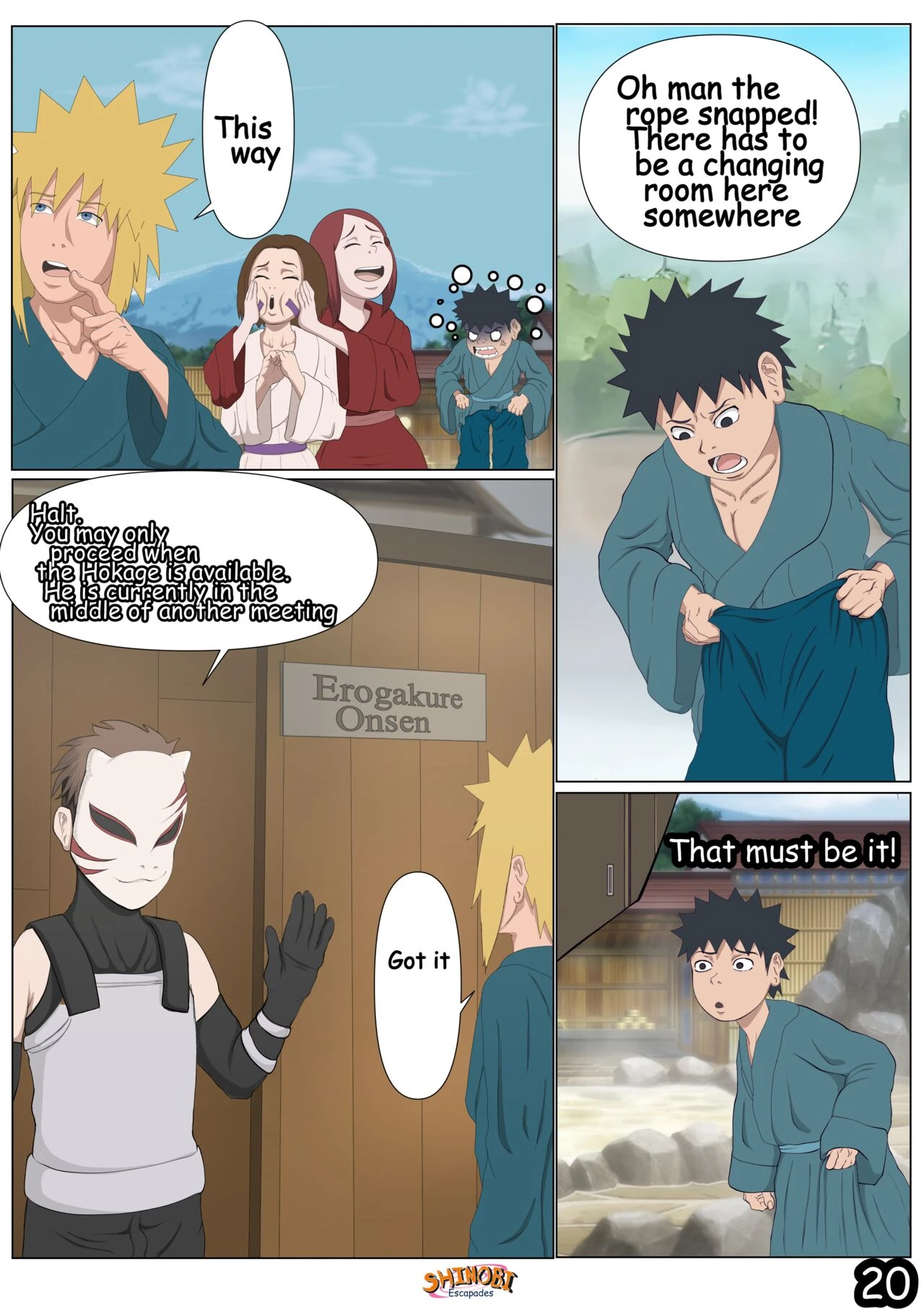 Shinobi Escapades 2 porn comic picture 21