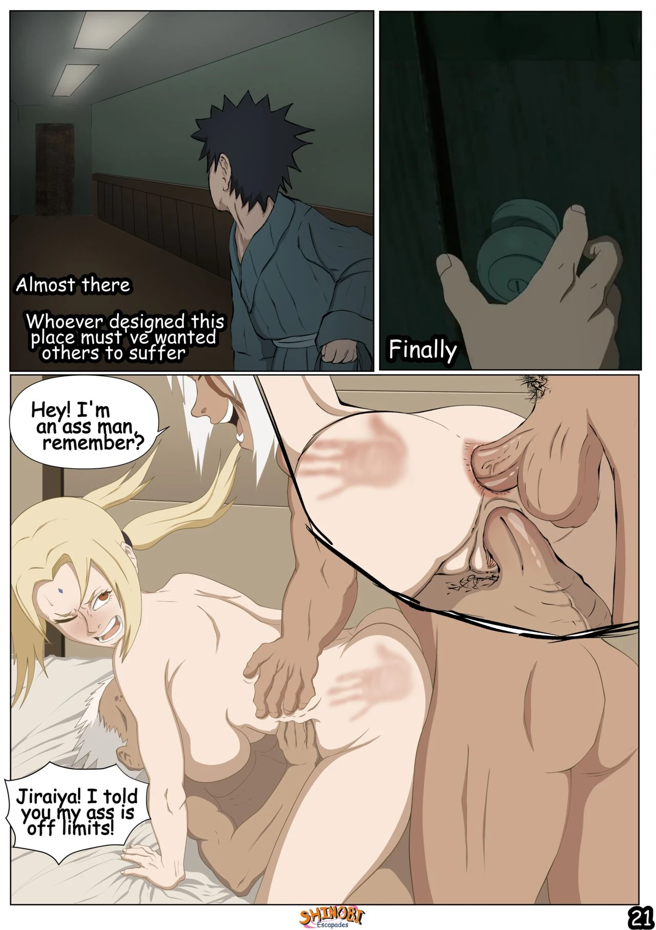 Shinobi Escapades 2 porn comic picture 22