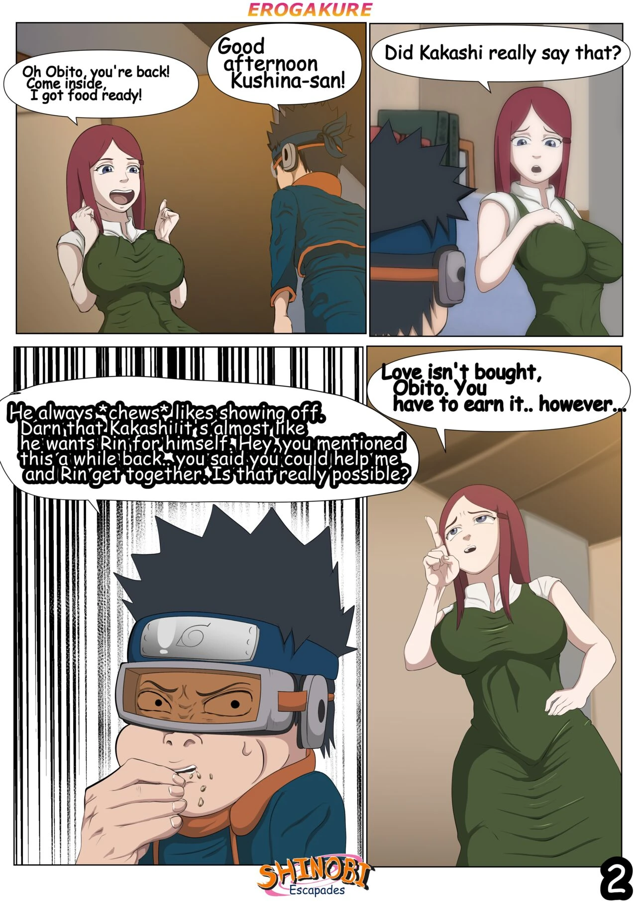 Shinobi Escapades 2 porn comic picture 3