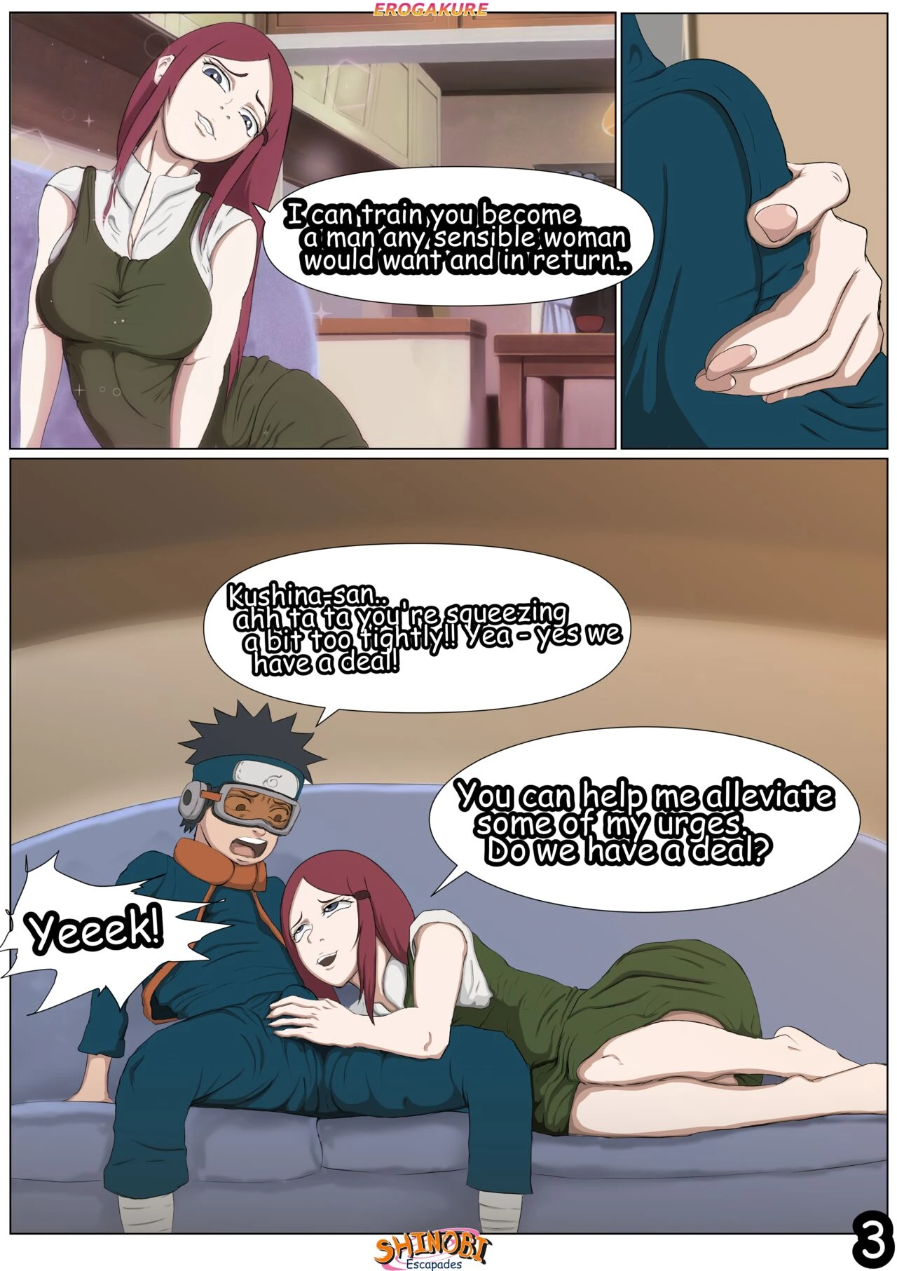 Shinobi Escapades 2 porn comic picture 4