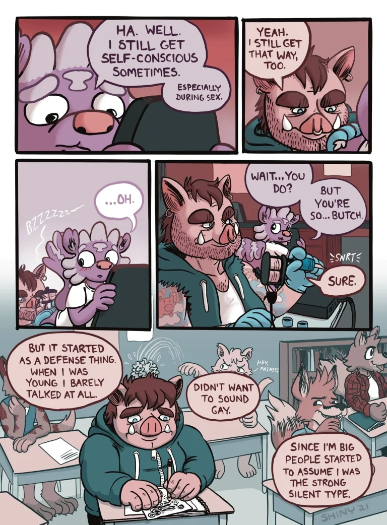 Shiny Gets Inked porn comic picture 4