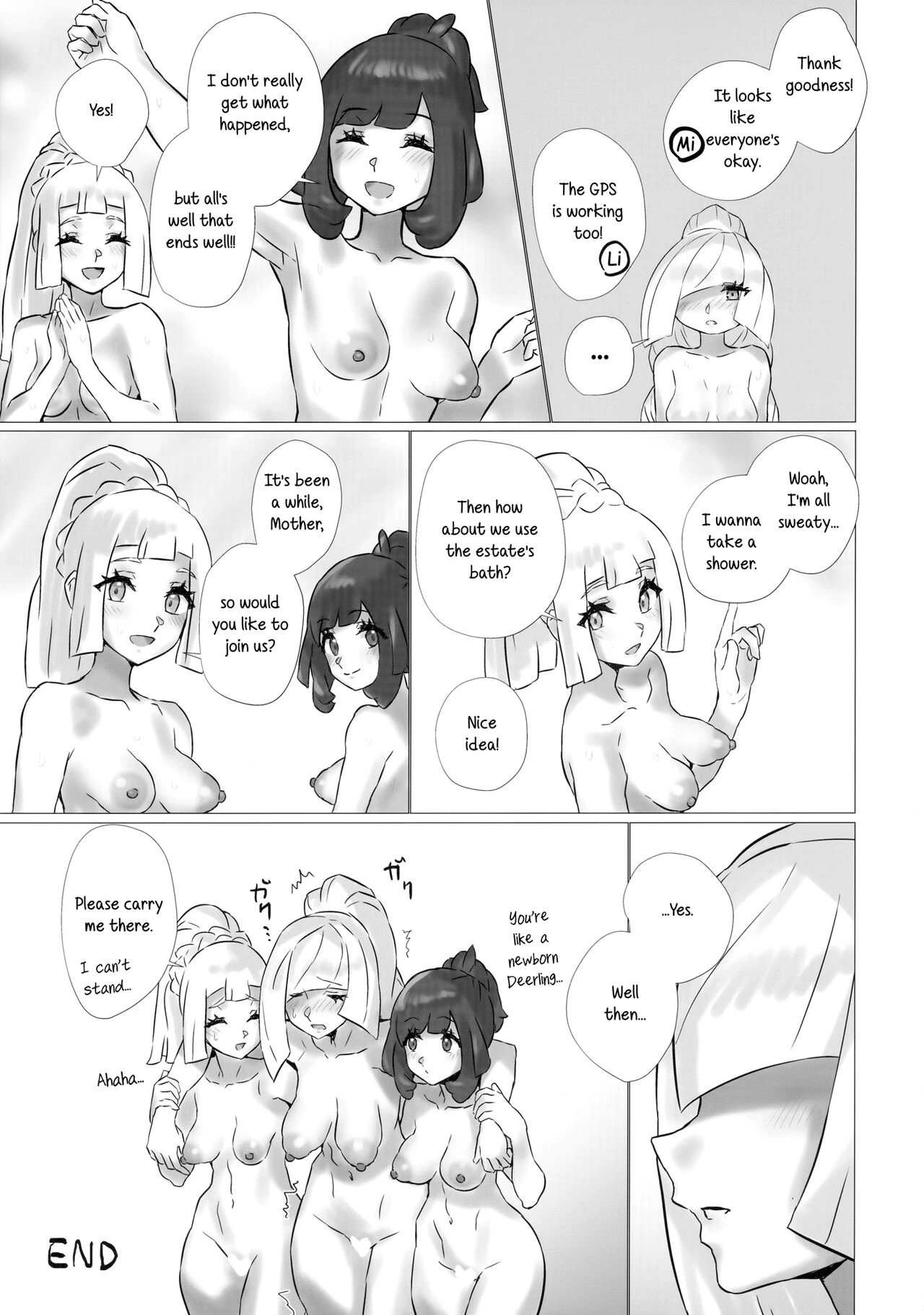 ShinyMoon x WhiteLily porn comic picture 32