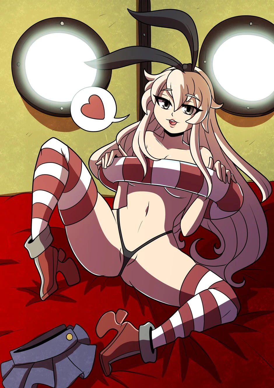 Shipwife Shimakaze porn comic picture 2