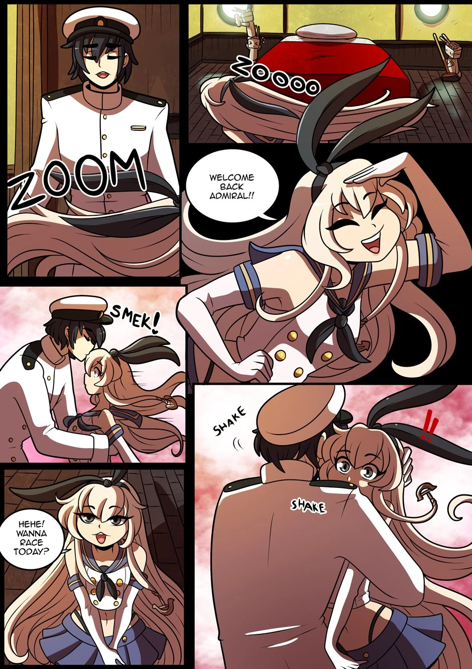Shipwife Shimakaze porn comic picture 3
