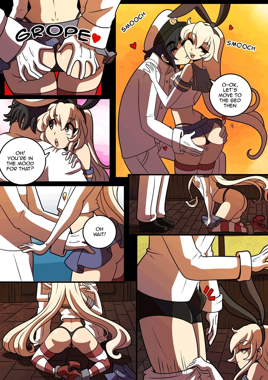 Shipwife Shimakaze porn comic picture 4