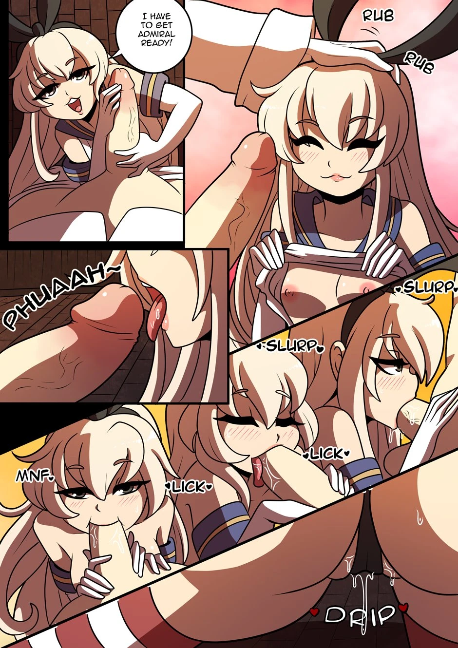 Shipwife Shimakaze porn comic picture 5