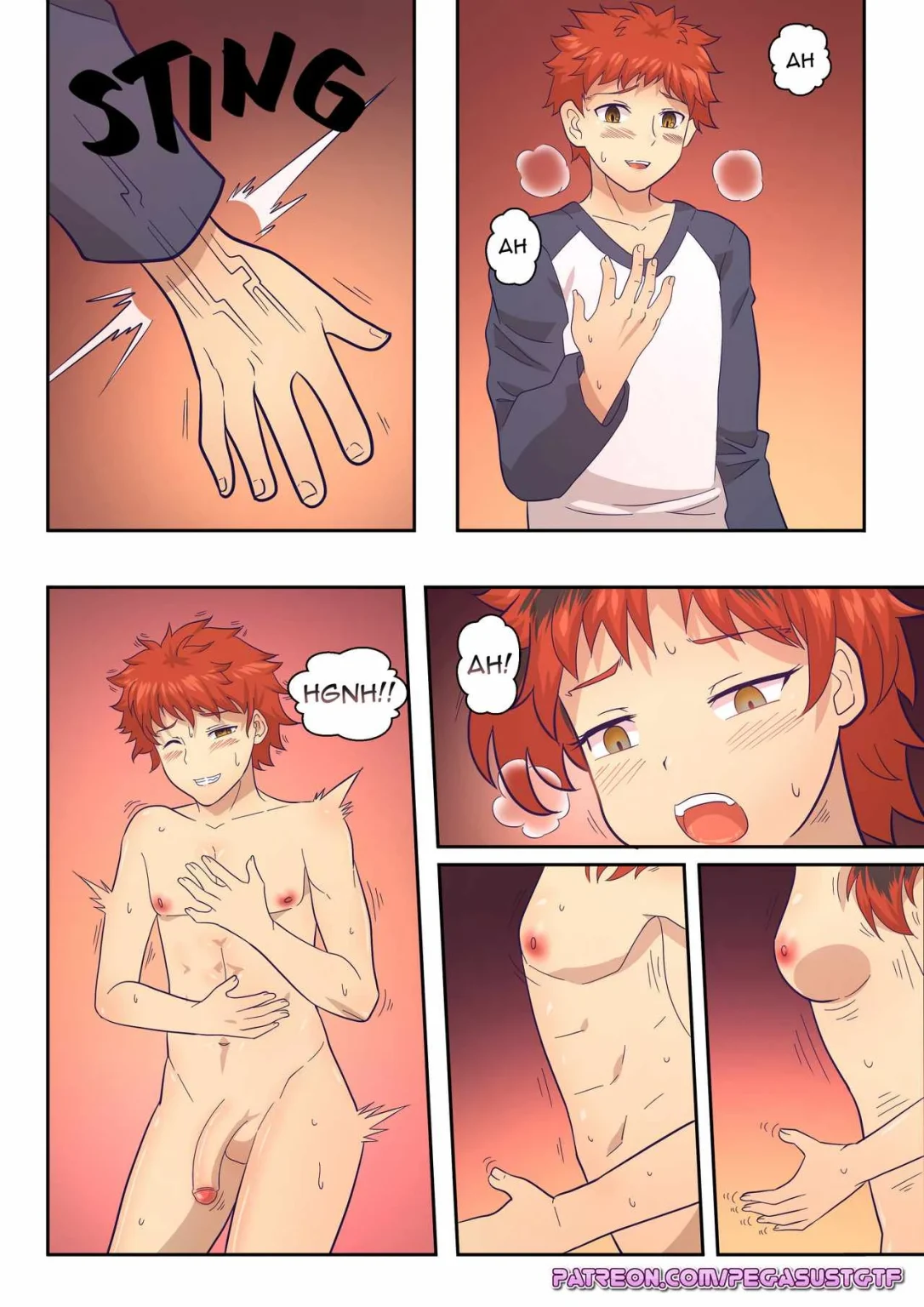 Shirou into Rin porn comic picture 1