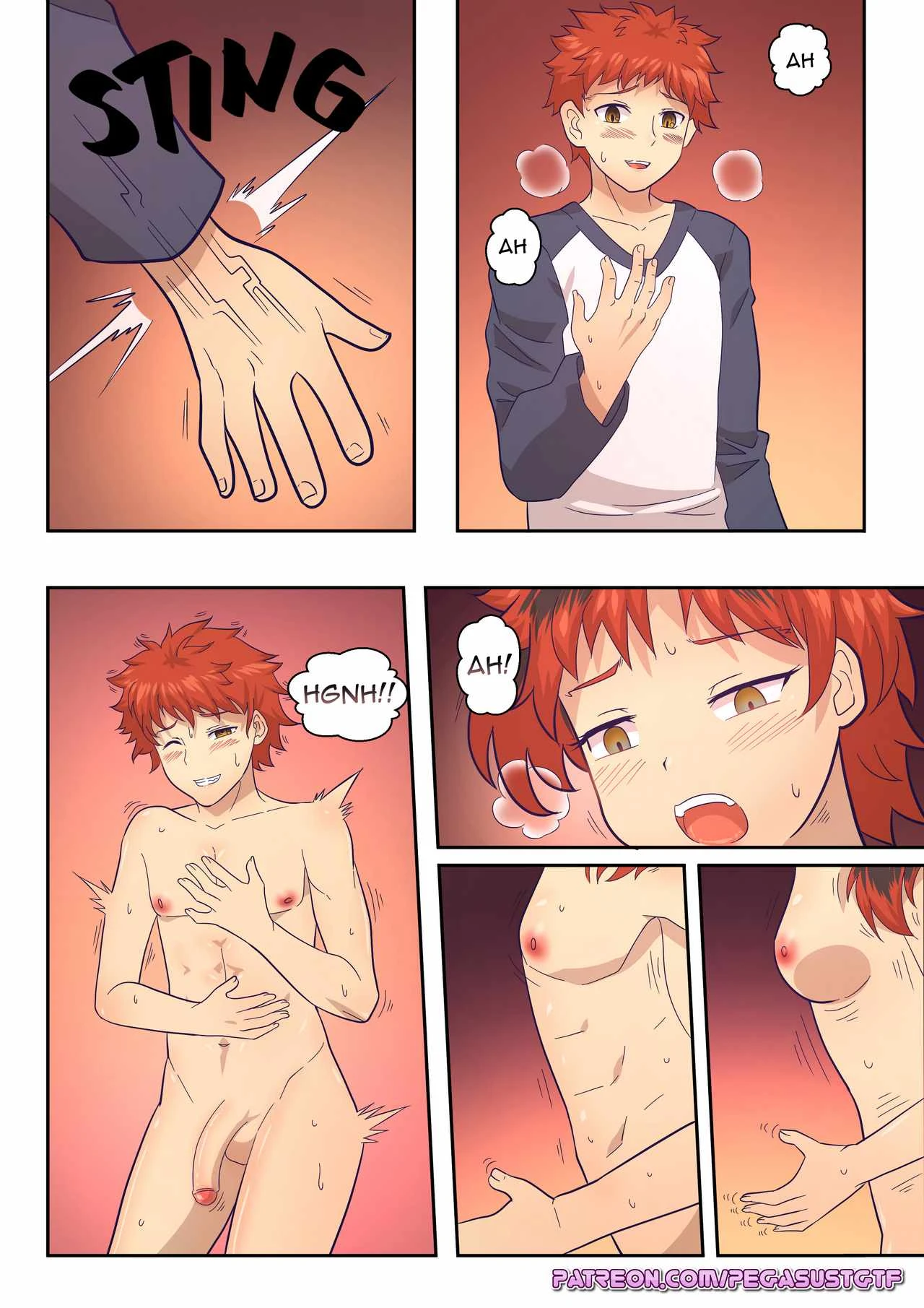 Shirou into Rin porn comic picture 1