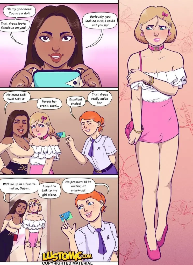 Shopping With Reina porn comic picture 12