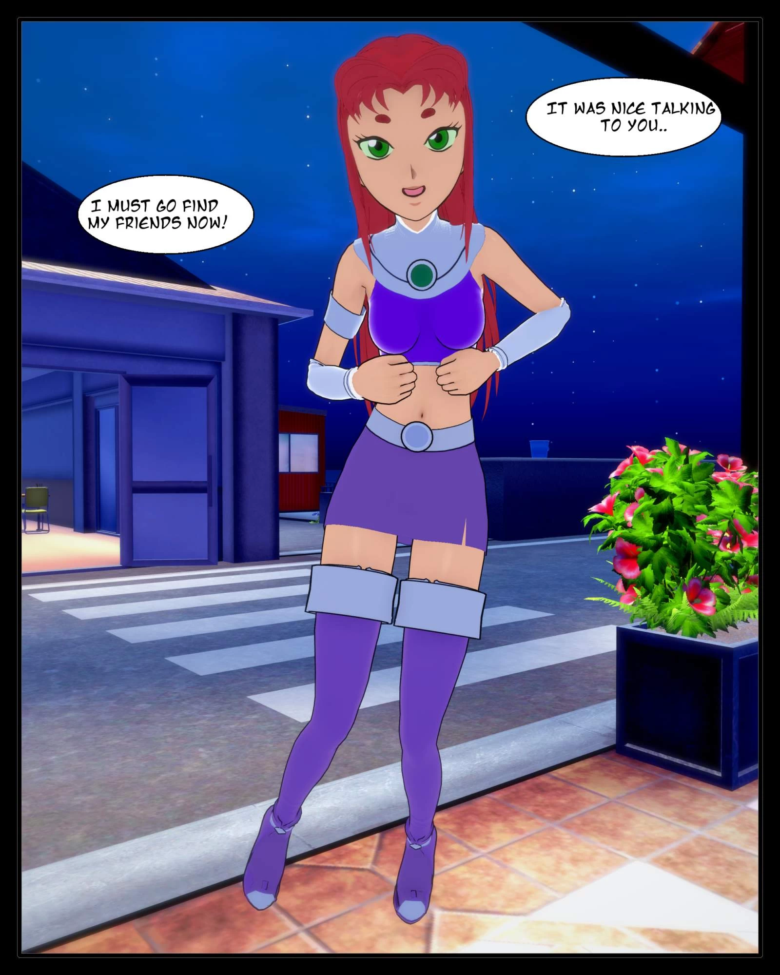 Show Me Your Panties 2 - Starfire porn comic picture 13